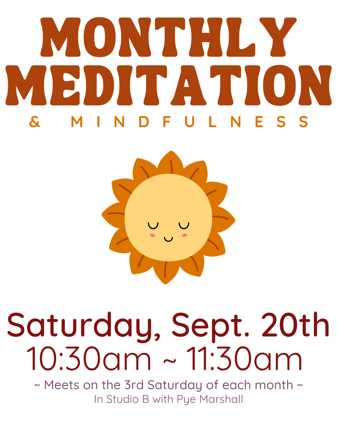 September 2025: Monthly Meditation