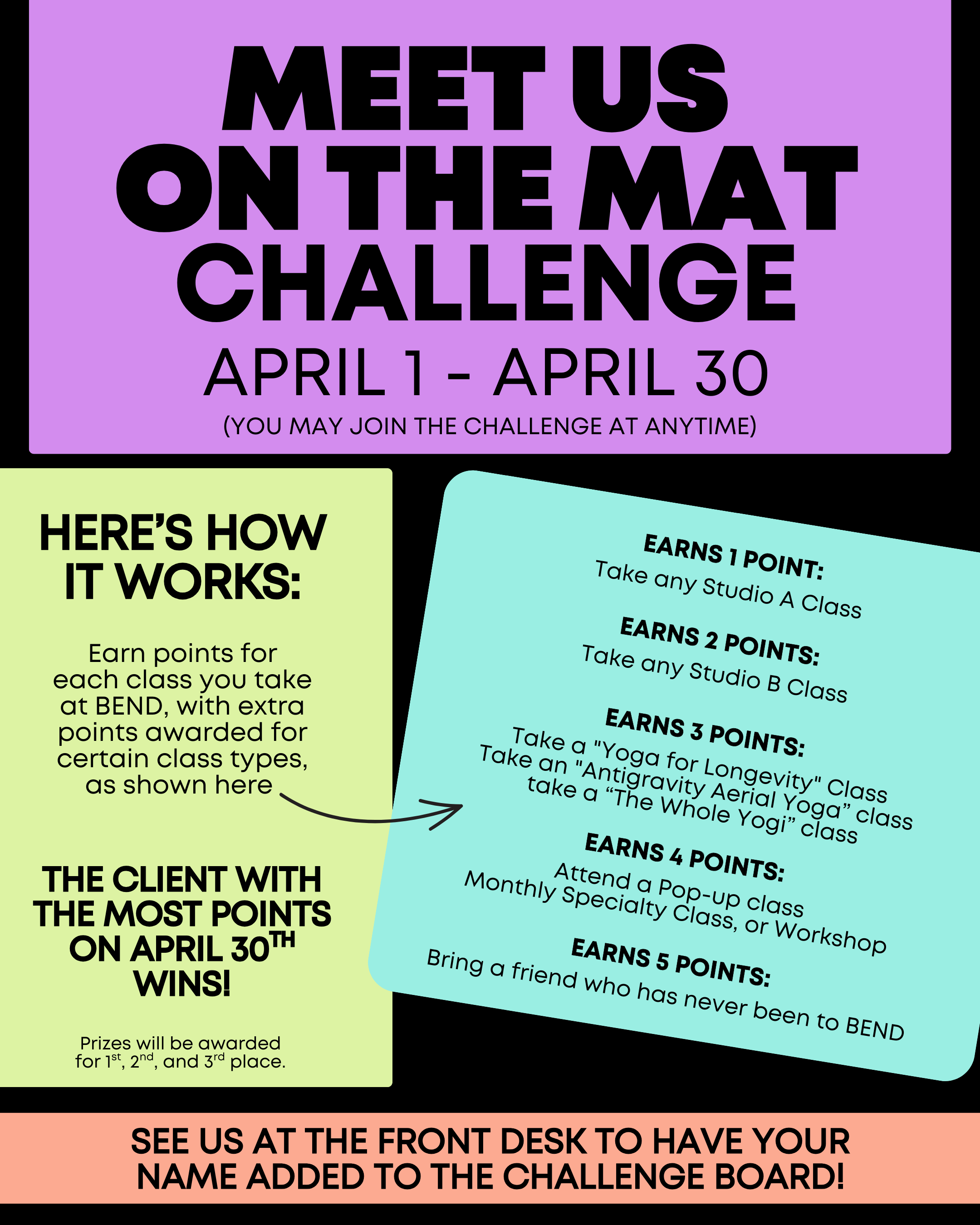 “meet us on the mat” 30-day challenge | April 1st - 30th
