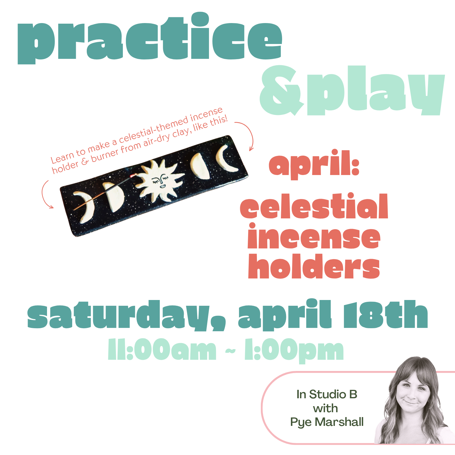 “Practice &amp; play” — april: Celestial Incense Burners