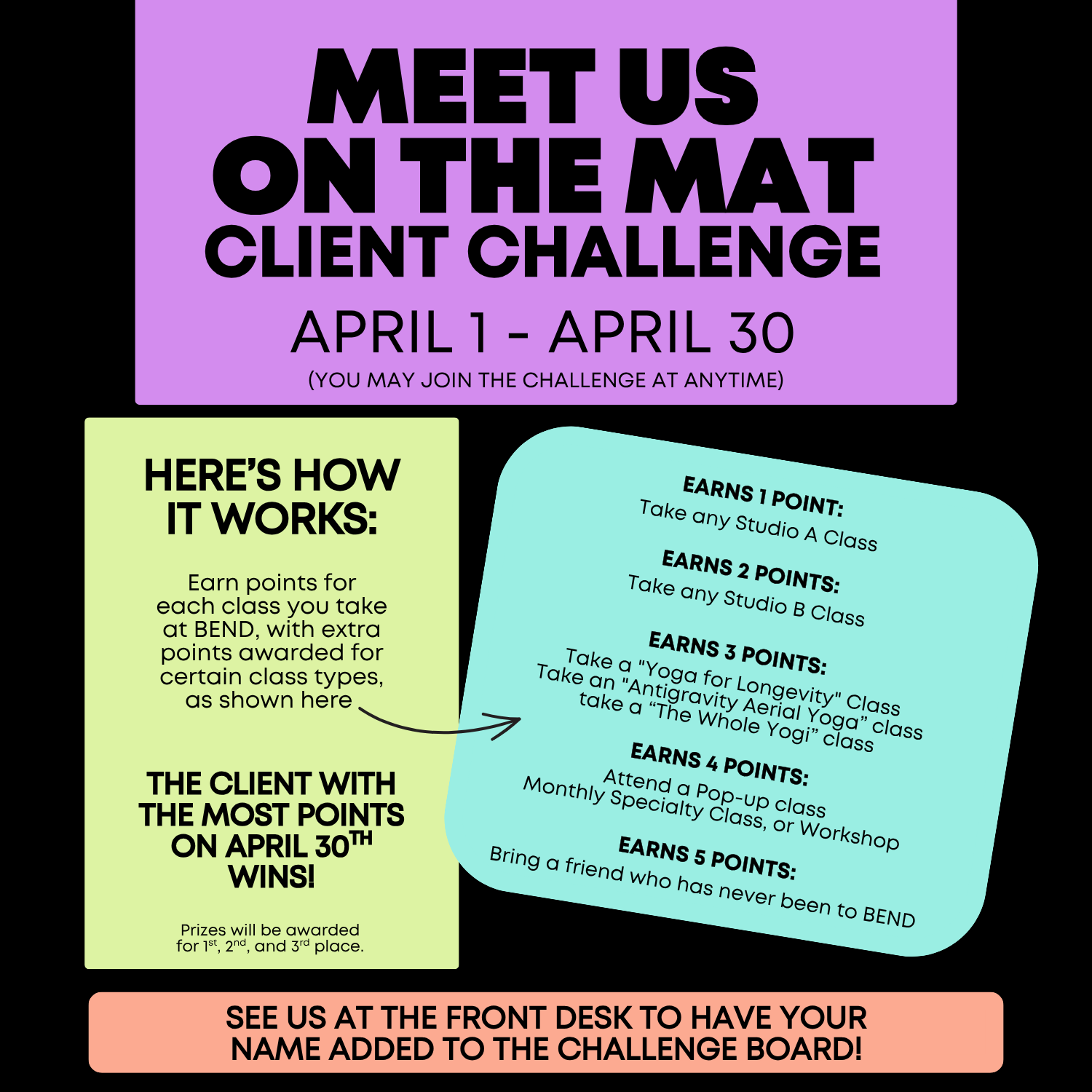 “meet us on the mat” 30-day challenge | April 1st - 30th