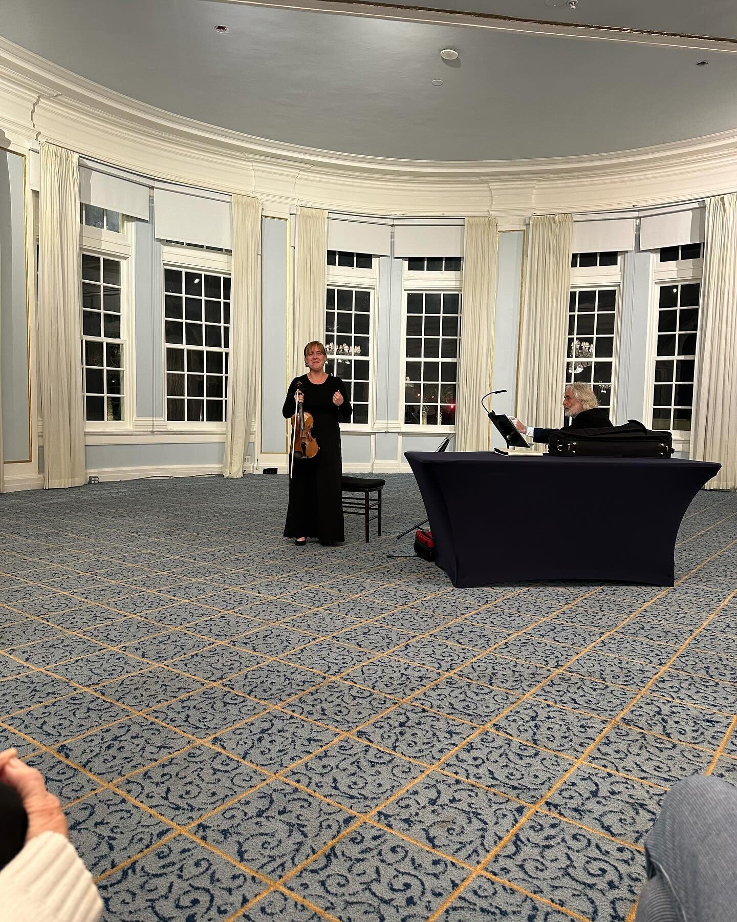 Celebrating with friends at the San Jacinto Neighborhood Assocation meeting.  Special performance by members of the Galveston Symphony.  I am excited to announce that I will be running for election in May 2024! #galvestonsymphony #sanjacintoneighborh