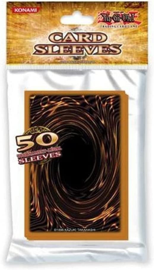 Yu-Gi-Oh! Card Back sleeves (brown swirl) Japanese size, pack of 50