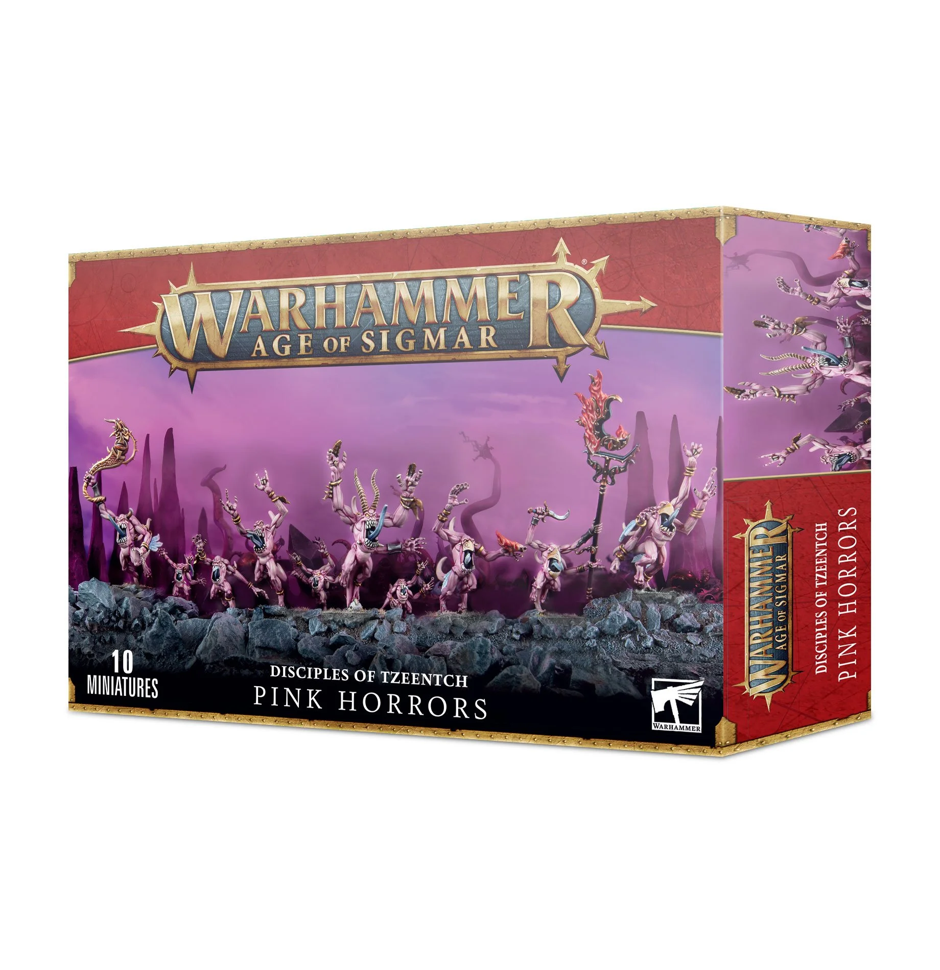 Games Workshop Age of Sigmar Disciples of Tzeentch Pink Horrors Miniature Models