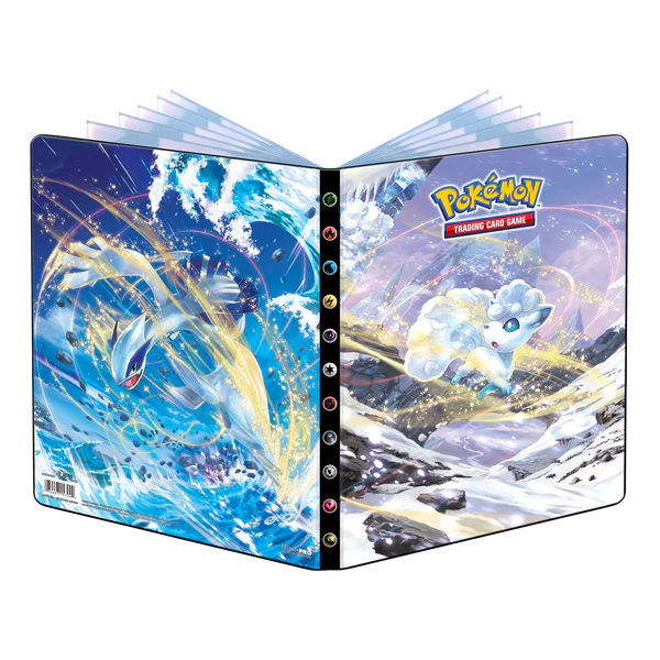 Pokmon Sword & Shield 12 Lugia and Alolan Vulpix 9-pocket binder portfolio   Kraken Gaming Ltd