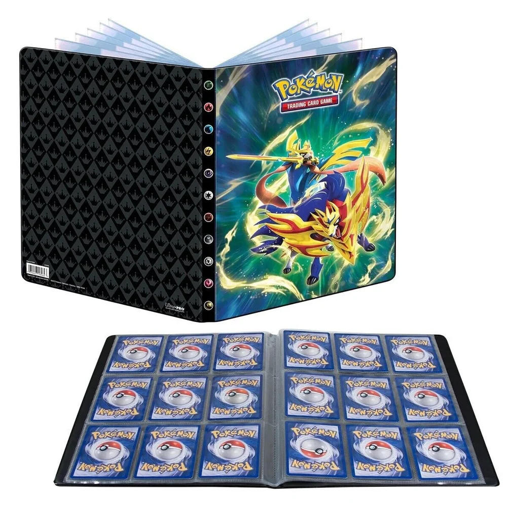 Pokmon Sword & Shield 12.5 Zacian and Zamazenta 9-pocket binder portfolio   Kraken Gaming Ltd