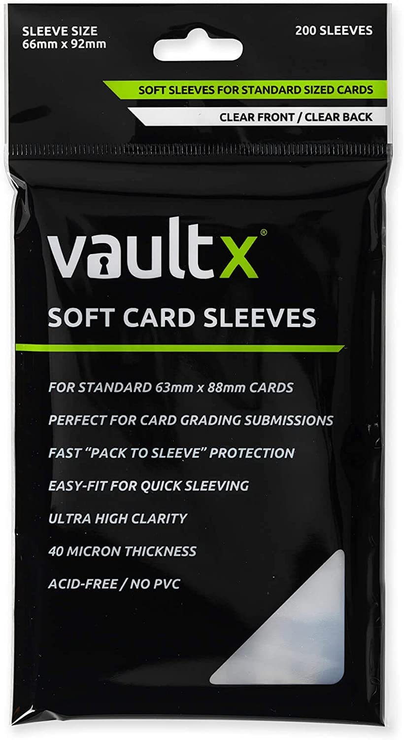 Vault X Soft Card Sleeves for standard size trading card protection