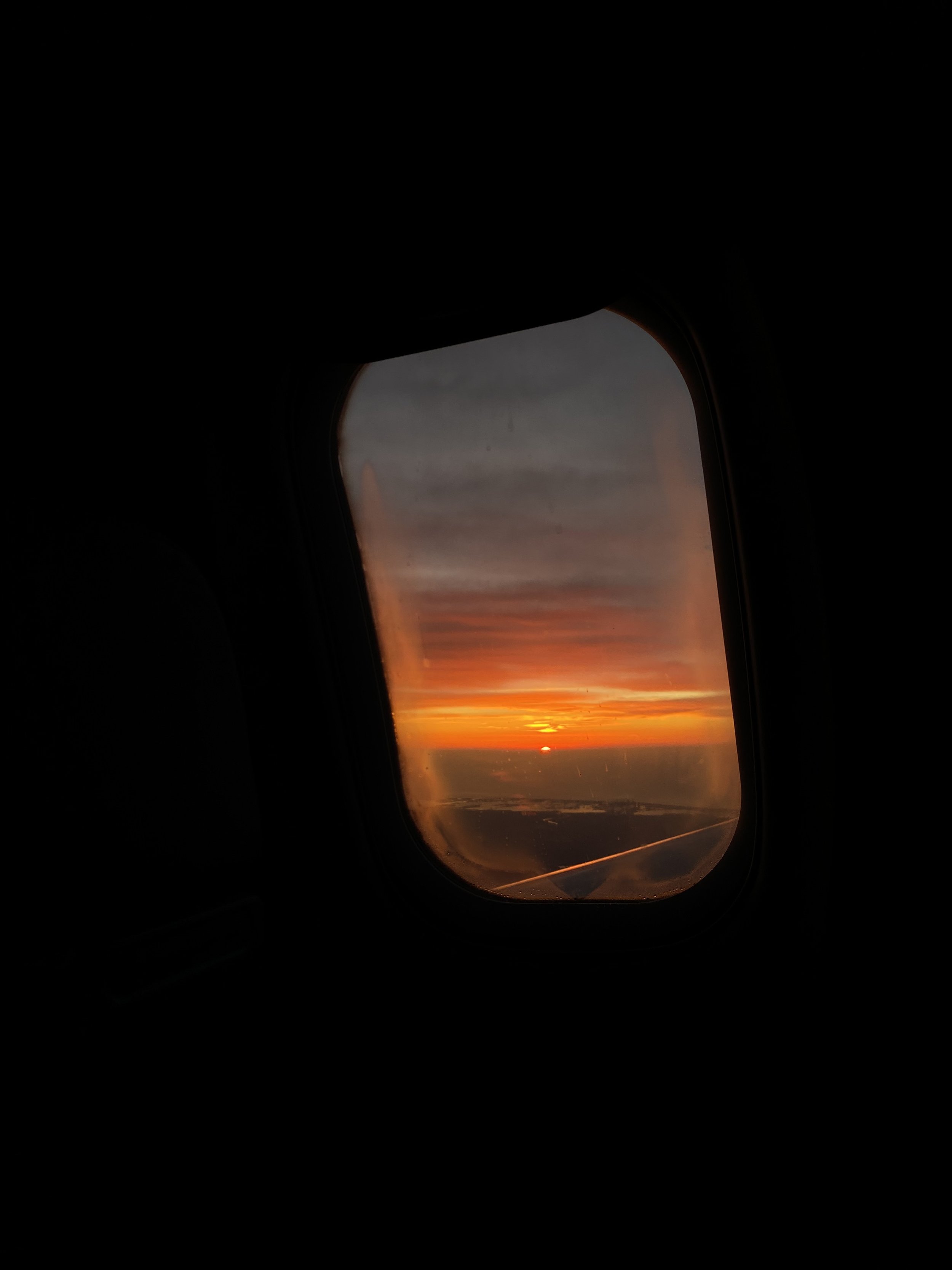 flew in a plane alone
