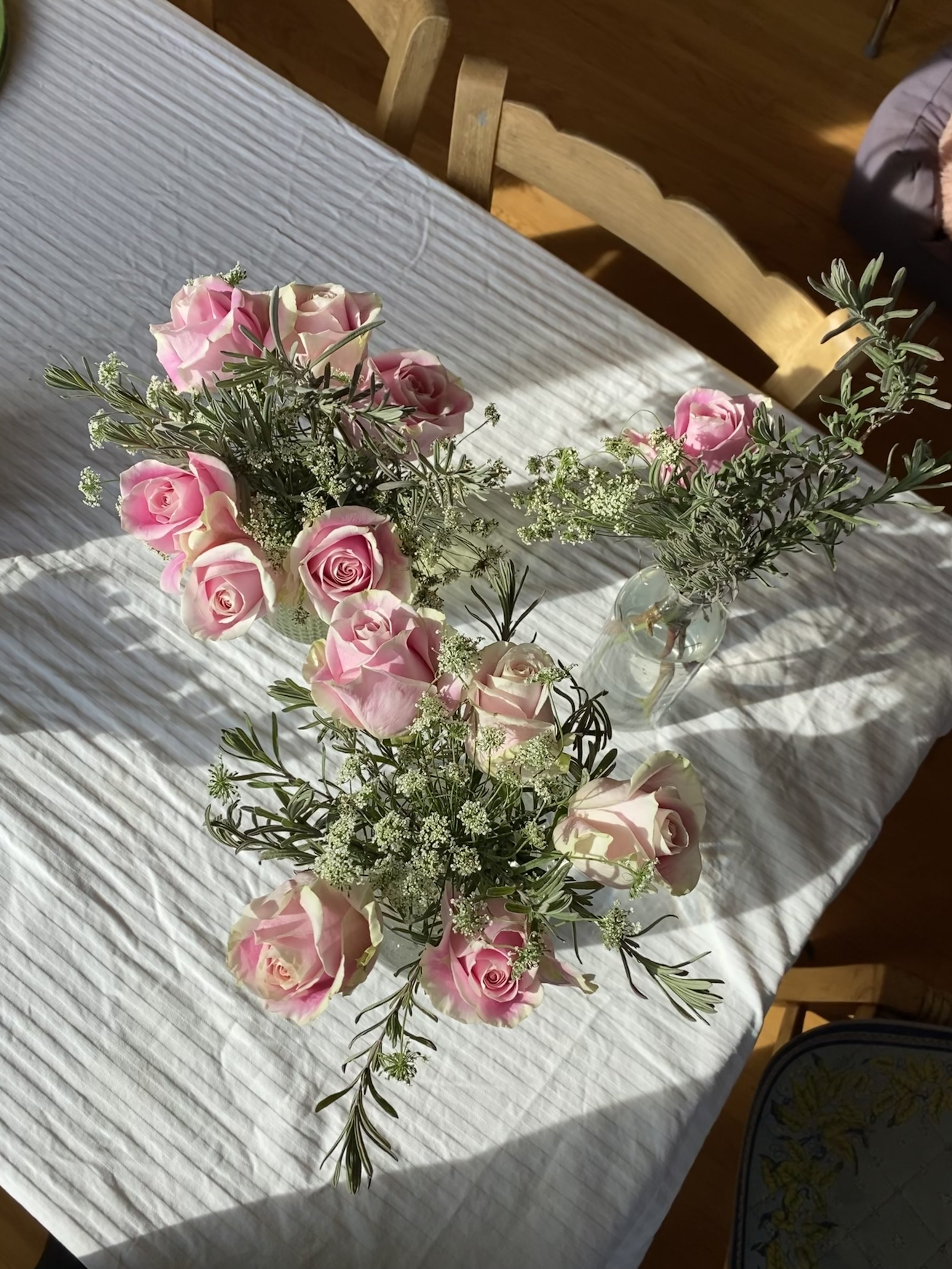 arranged flowers
