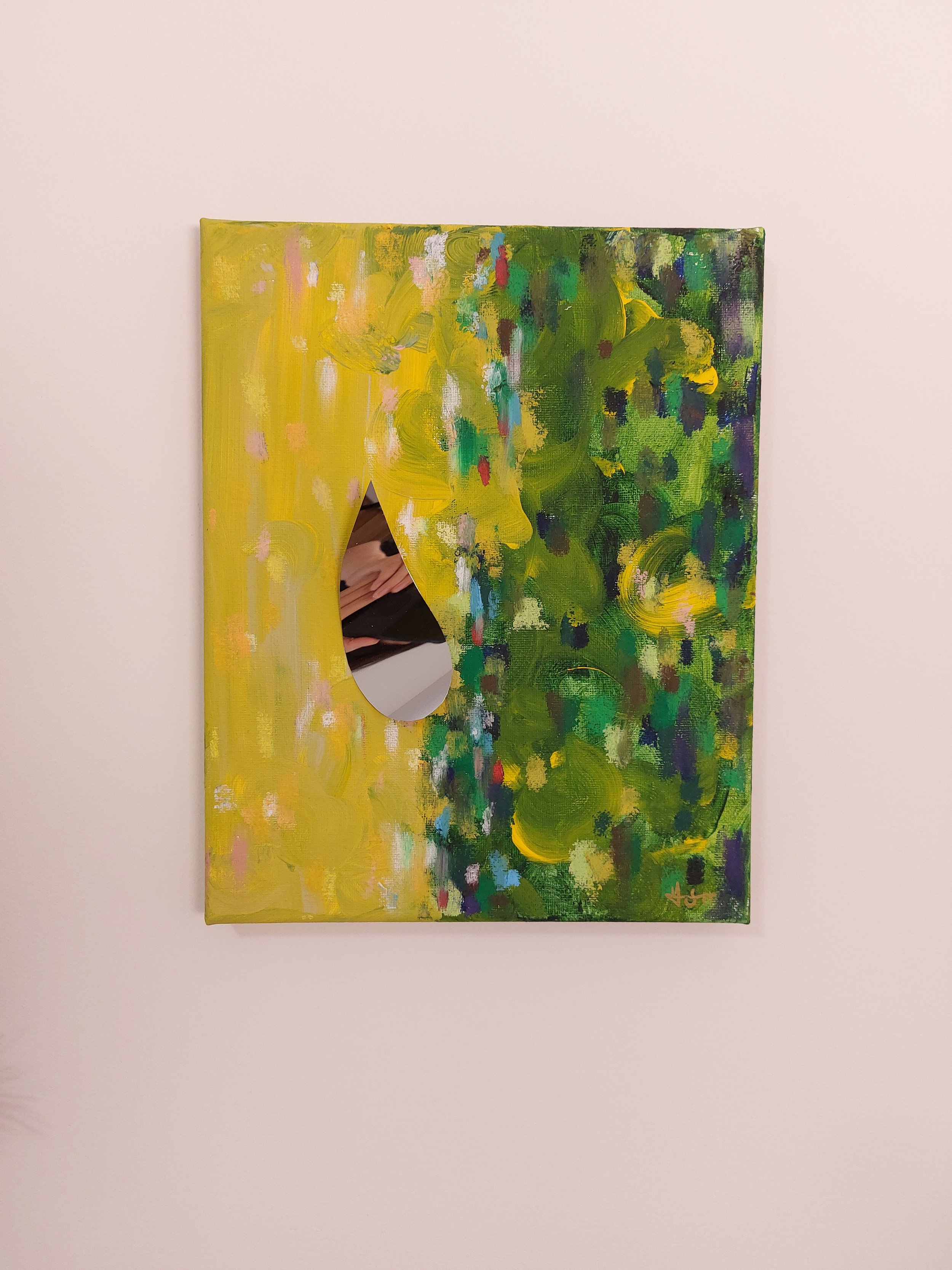 Things that make me know. work II_01.
Mixed Media on Canvas.
25.4 x 20.32x 3.8cm.
2023.