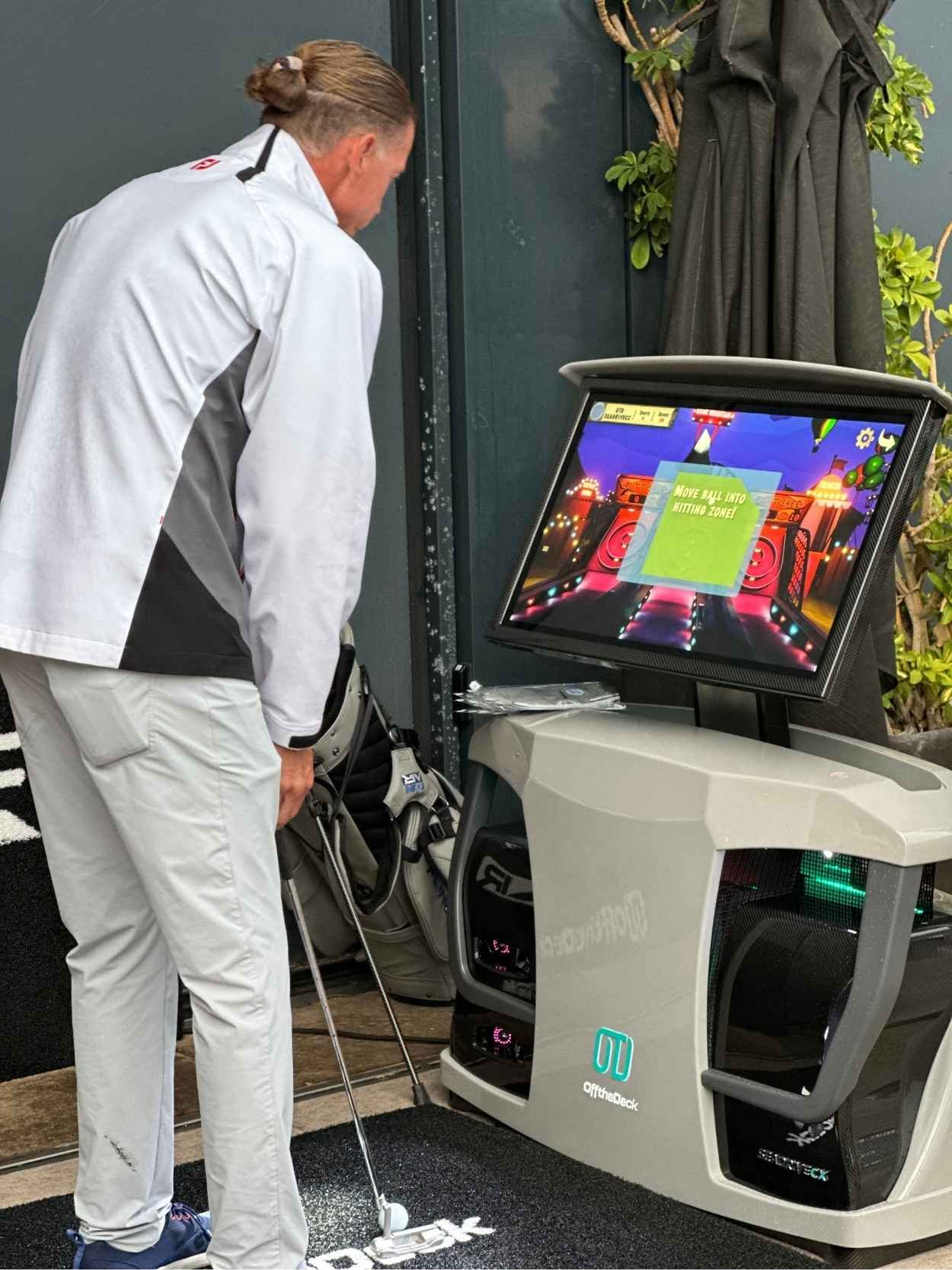 Man using the SeaDriveCX indoors.