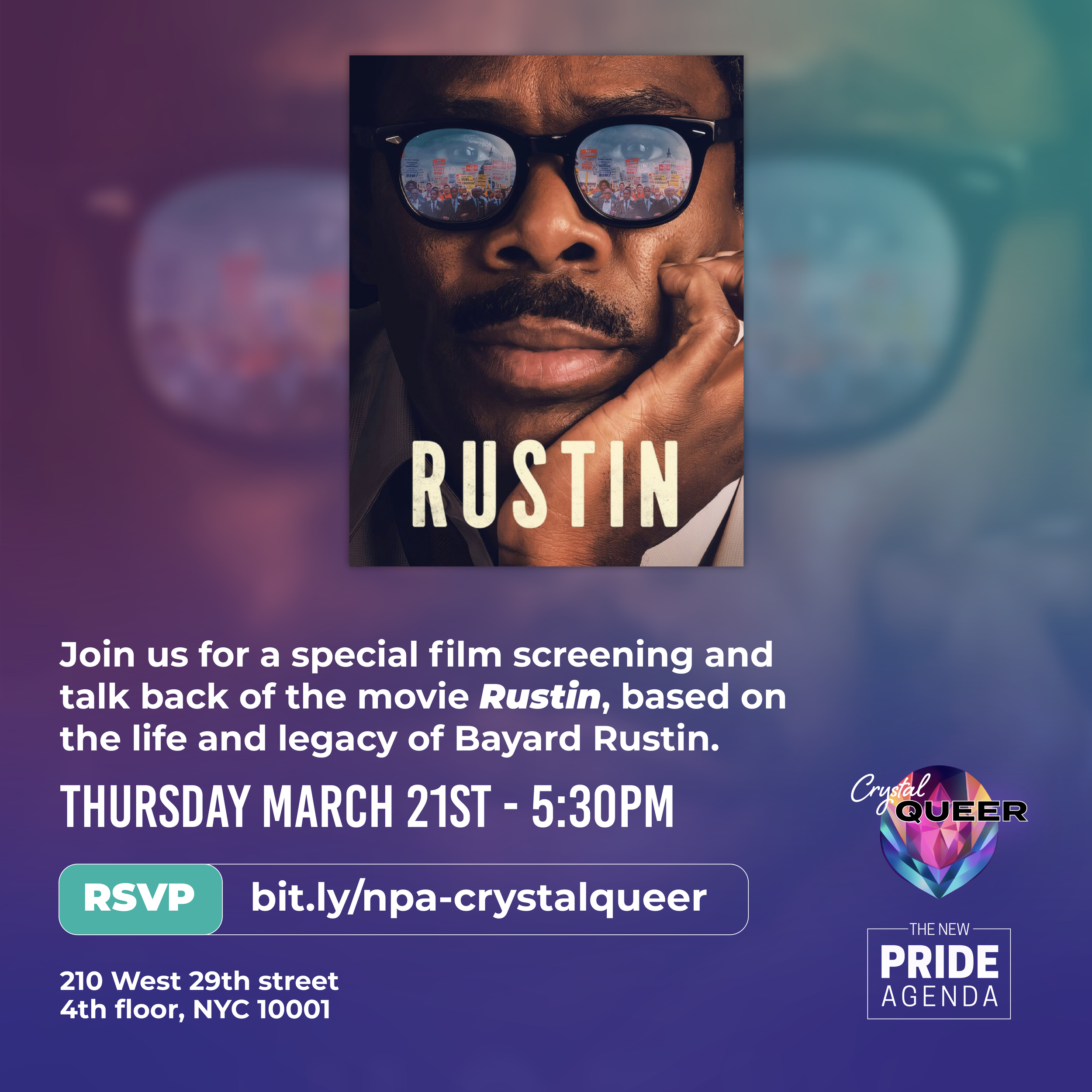 Crystal Queer Community Safe Space - Hosted by Jocelyn Milan 