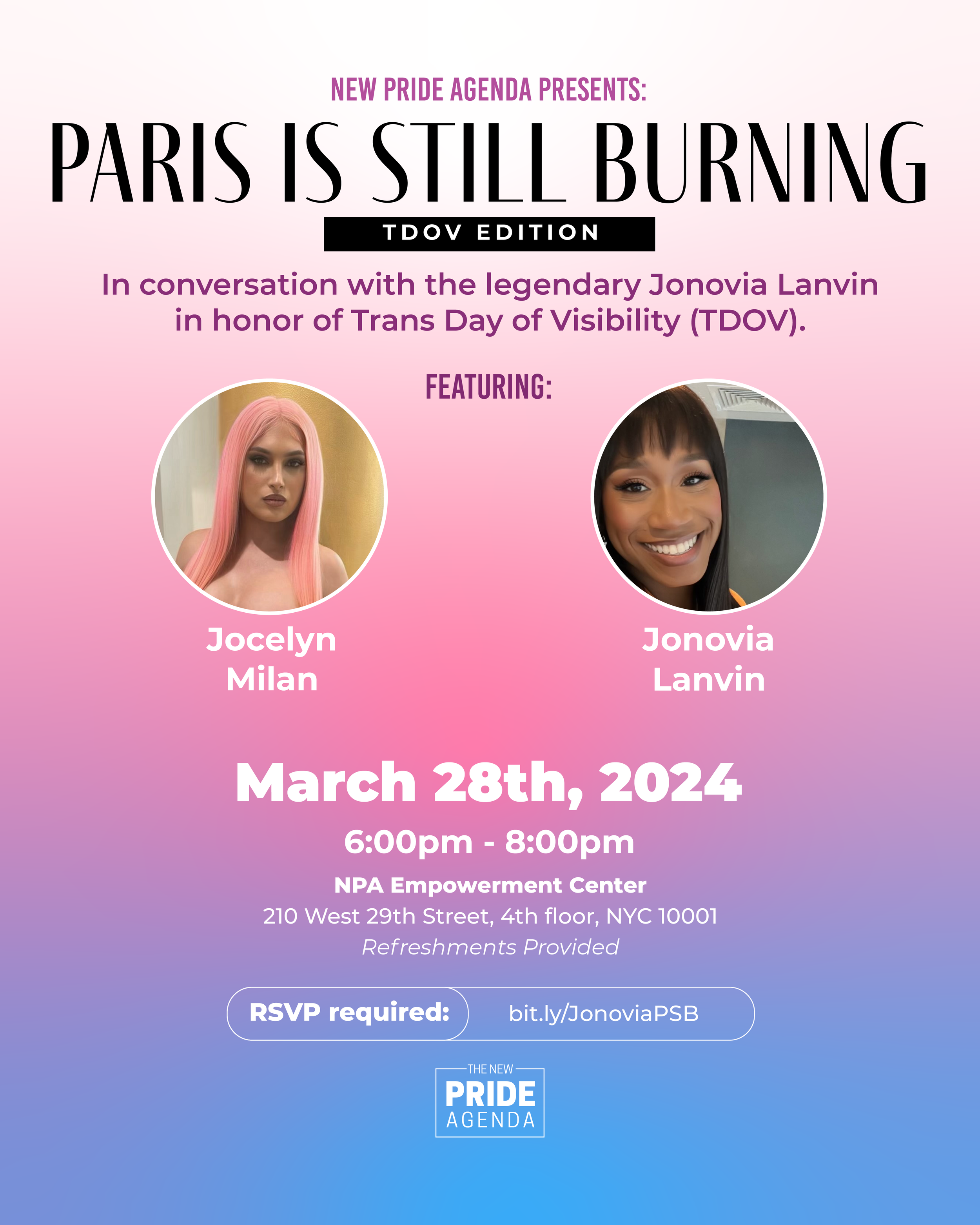 Paris is Still Burning Fireside Chat w/ Jonovia Chase