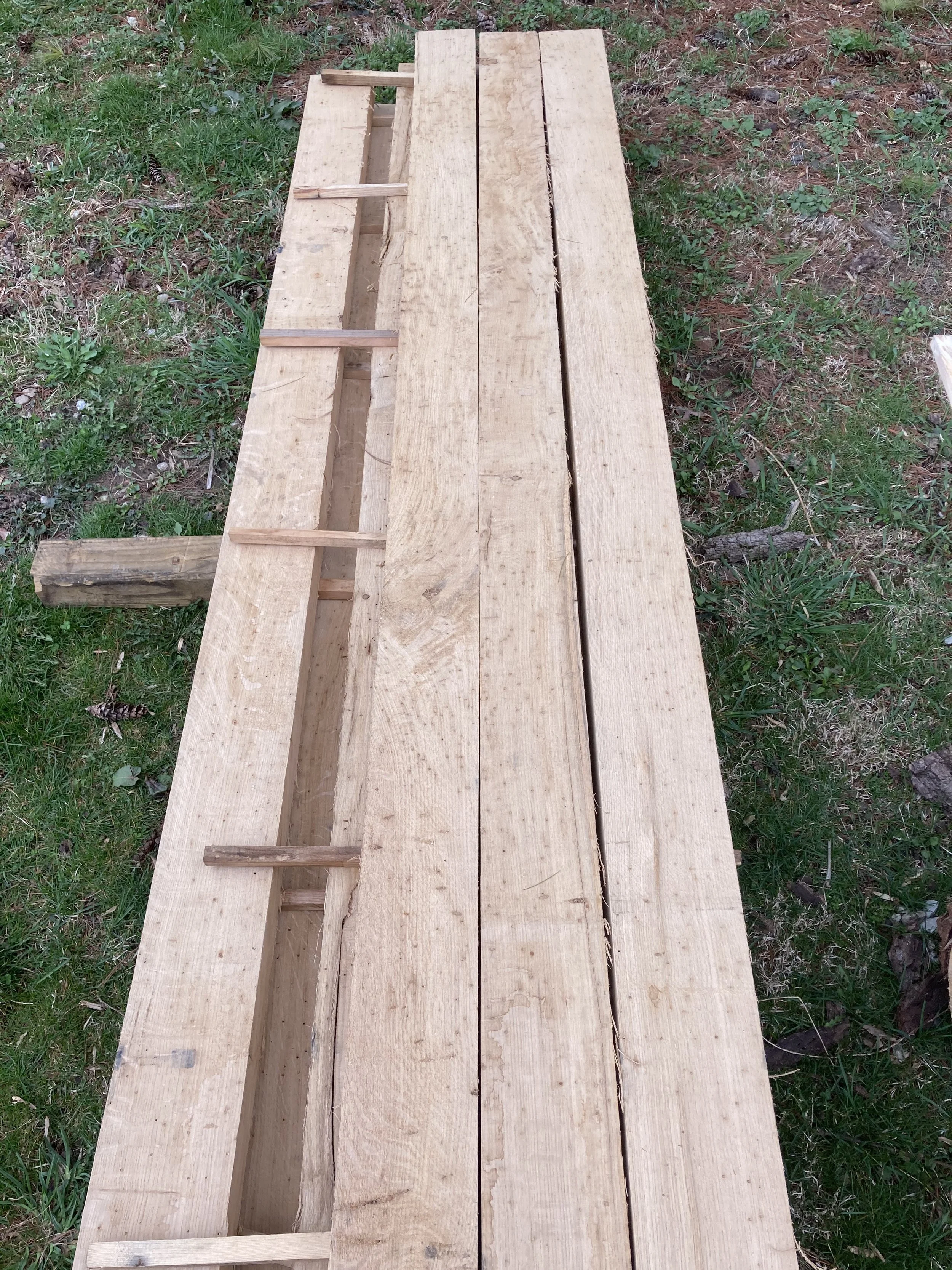 8/4 White Oak Rift Sawn & Quartersawn with Bugholes