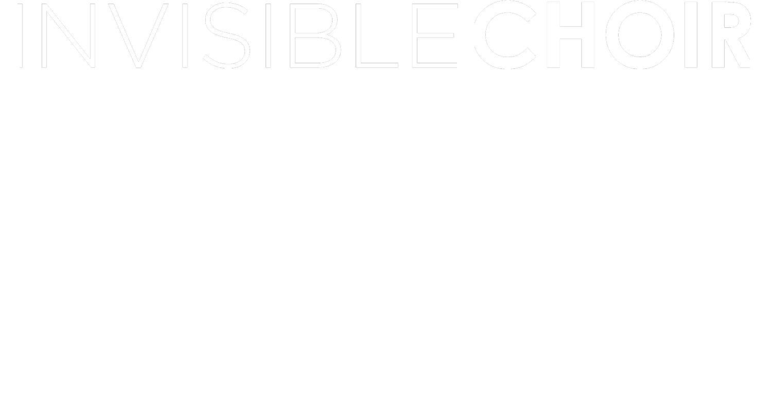 Invisible Choir podcast logo used as a selected credit for podcast editing and cleanup work.