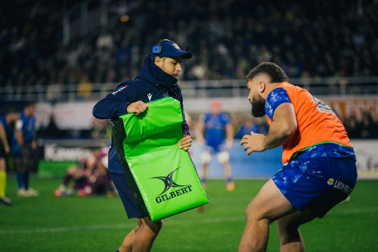 Séance de préparation physique avec un joueur professionnel de l'ASM Clermont Auvergne