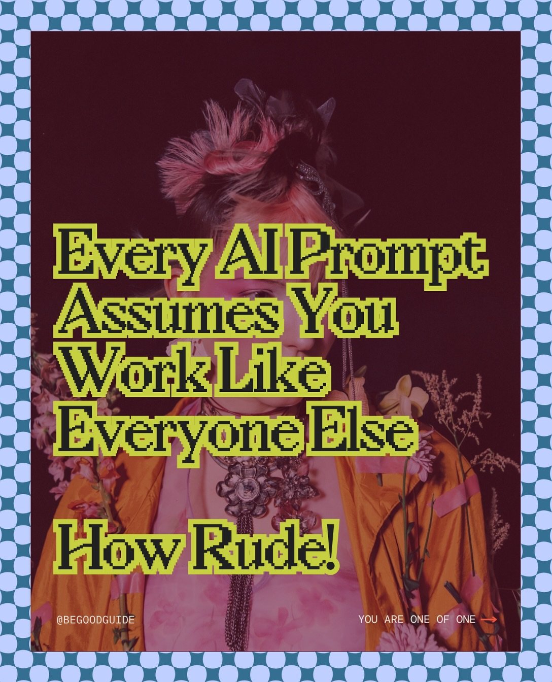 Every AI tip you&rsquo;ve tried assumed you work like everyone else.

You don&rsquo;t. 

Human Design breaks into five distinct energy types, and each one processes, decides and builds completely differently. Which means the AI advice that works for 