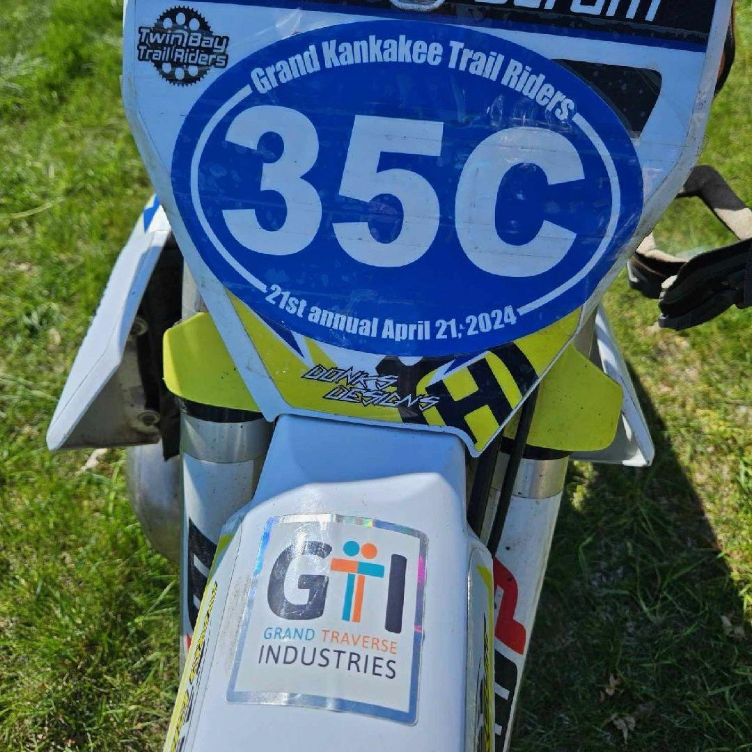 Shout out to Brian Scram of the Twin Bay Trail Riders  for representing GTI last weekend at the Sand Goblin Enduro! #motorcross  #bikeforacause