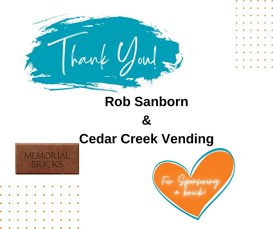 Thank you Rob and Cedar Creek Vending !