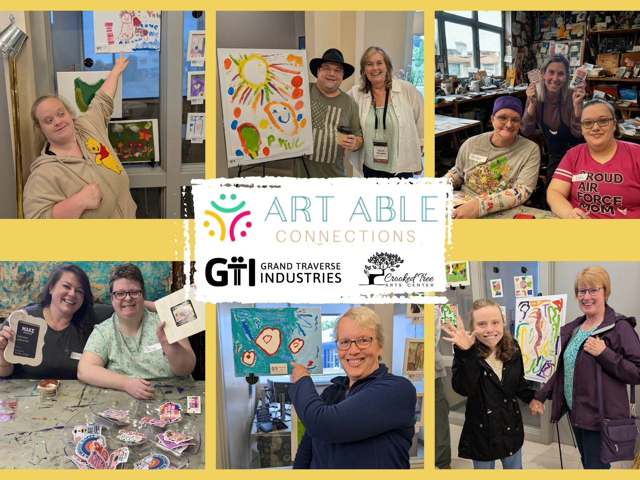 🎨✨ We&rsquo;re so excited to share the official online gallery from our 2025 Art Able Connections Art Show, proudly sponsored by @lakemichigan_cu! 

Link in description!

💙 A huge thank-you to @crookedtreetraversecity for guiding our clients in cre