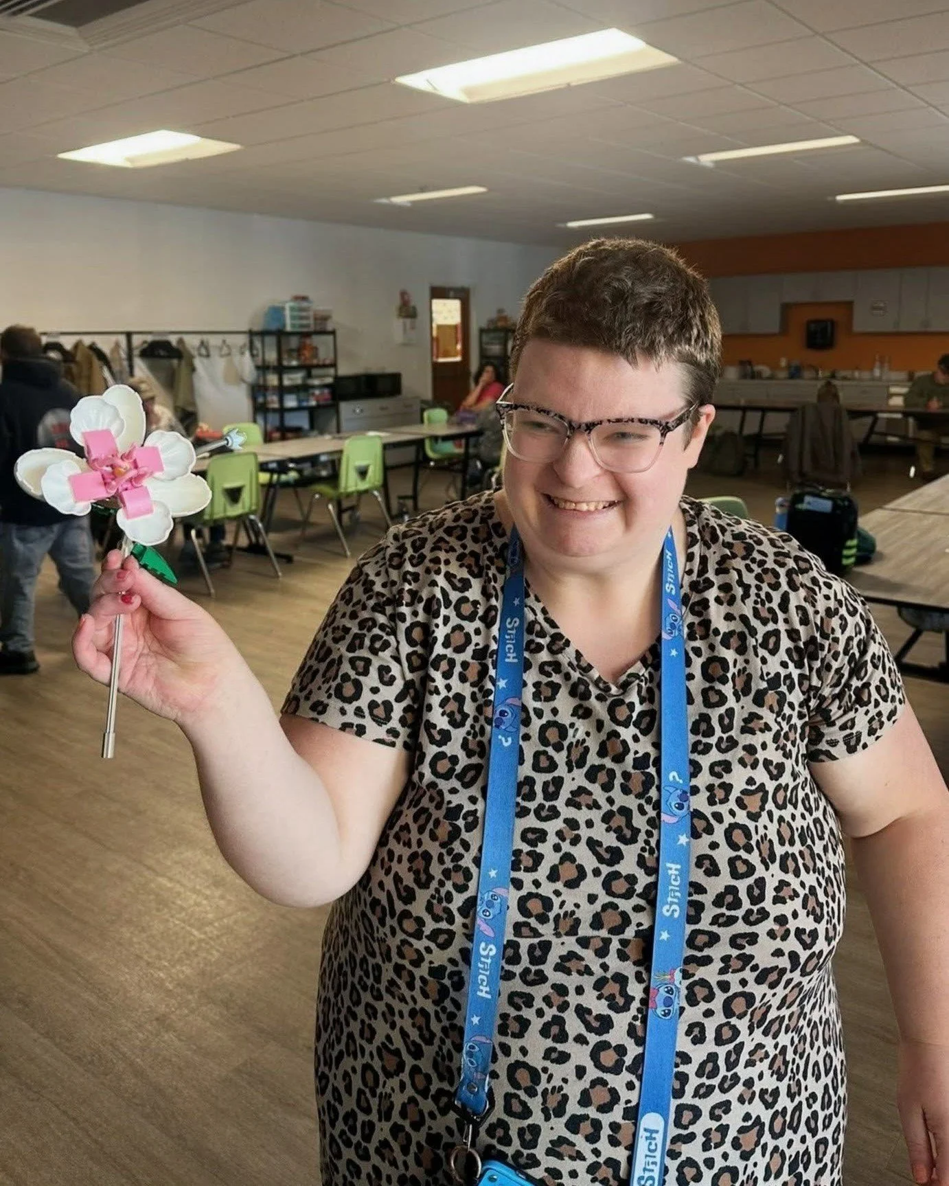 Paige built this @lego Orchid and was so proud! 🌸 What might seem like a simple project actually builds something huge &mdash; confidence! Recognizing and celebrating accomplishments like this is what GTI is all about 💙🧡

#CelebrateAbilities #Conf