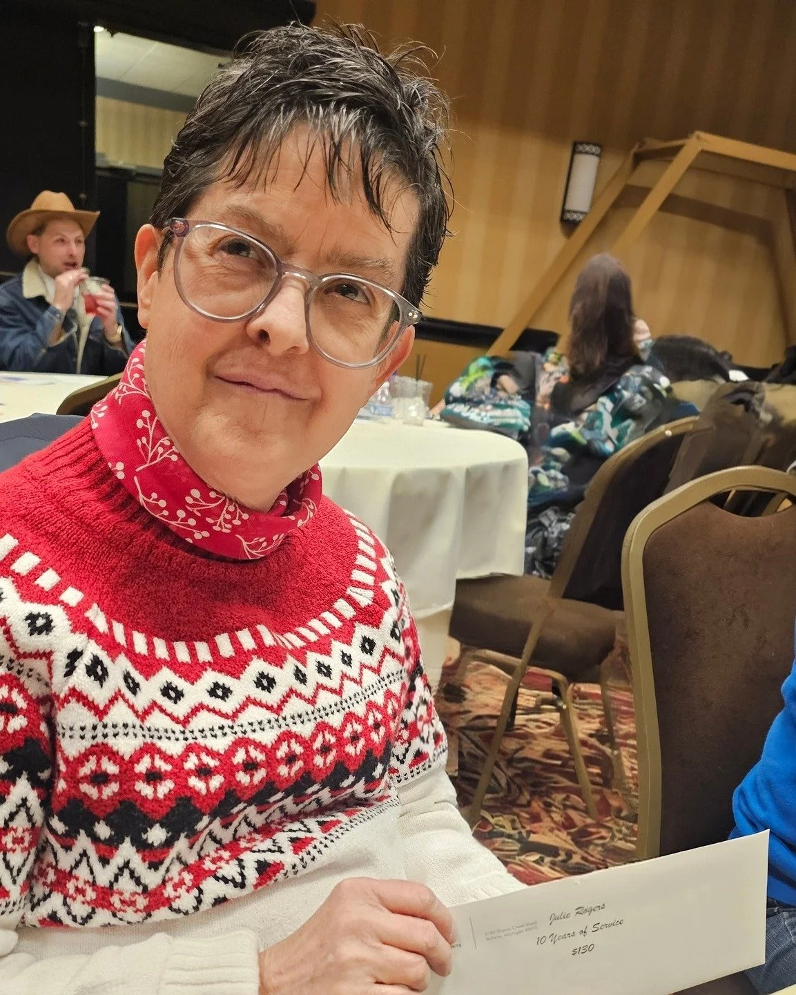 🎉 Cheers to Julie and Ray from our Mancelona team for 10 years of service in housekeeping at Shanty Creek Resorts! 👏 Their hard work and dedication are a testament to the incredible impact people with disabilities can have on a workplace. Thank you