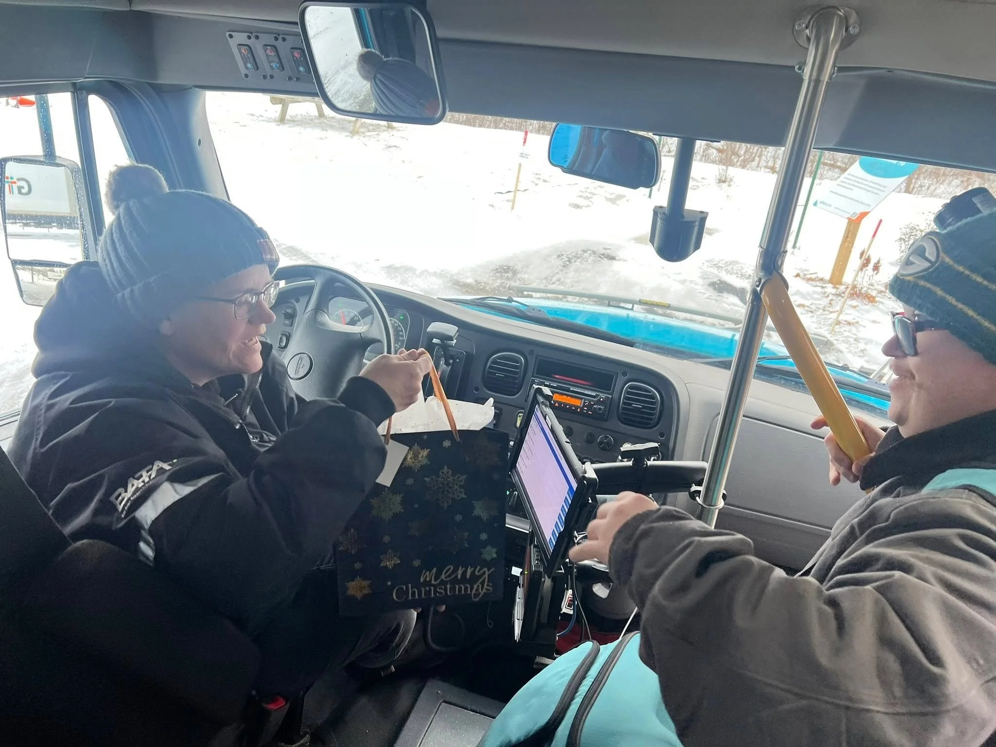 What would we do without our fabulous BATA Transit Official bus drivers?! Thank you so much to the men and women who always get our folks safely to and from GTI every day. We truly appreciate all you do to keep our team moving&mdash;especially with w