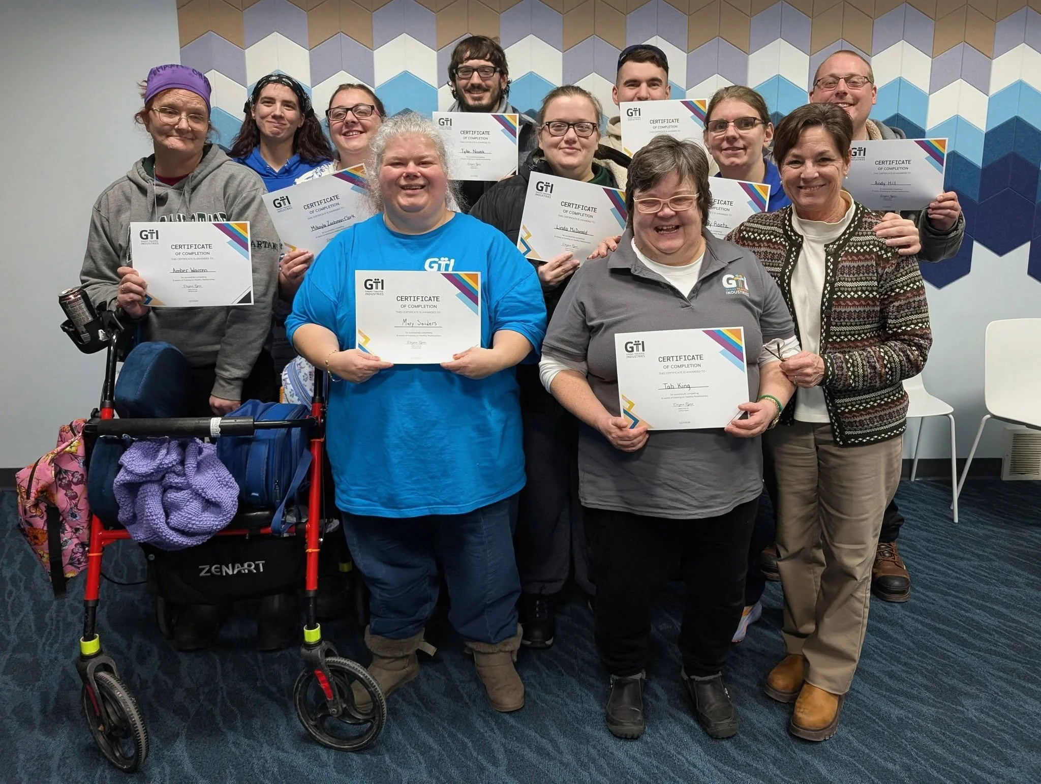 This crew just completed an 8-week course on Healthy Relationships, taught by the wonderful Dayna Ryan! 🎉💙

Some of the key topics they explored were:

🗣️🤝 Respectful communication &mdash; learning how to speak and listen so people truly feel hea