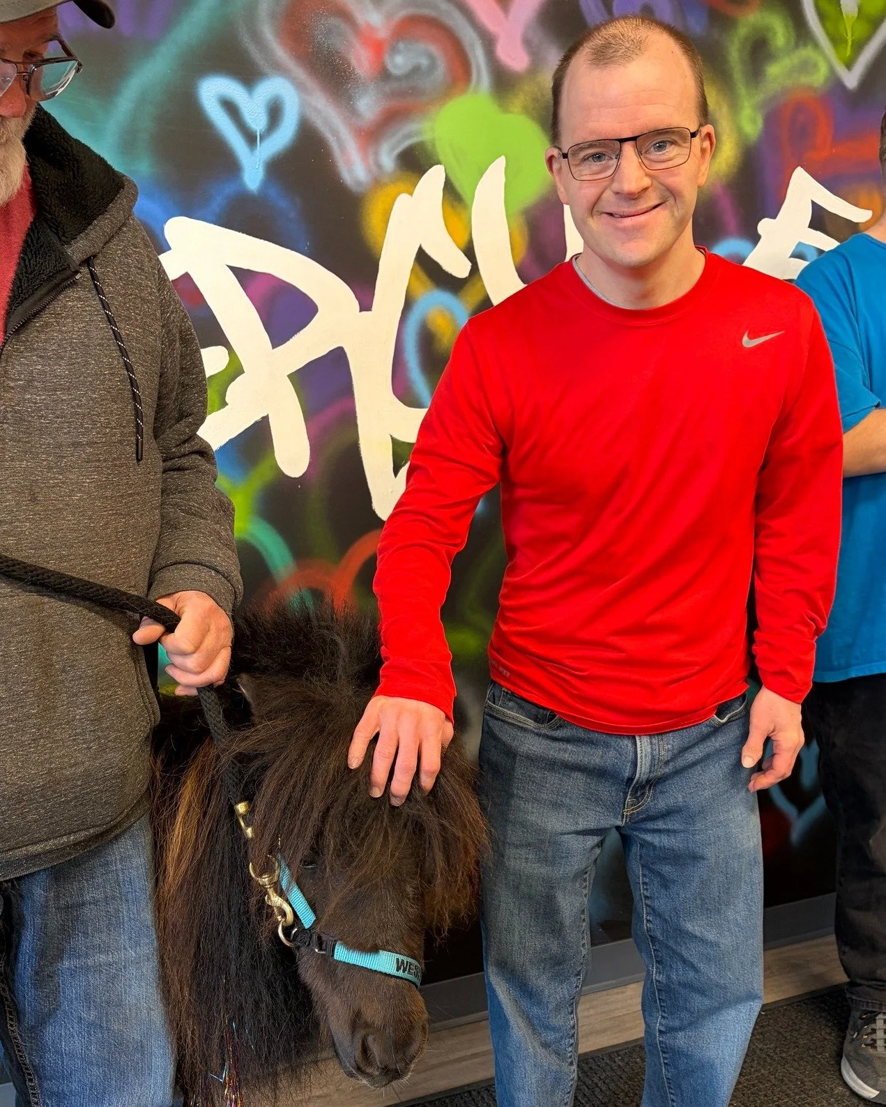 We love Wesley! 🐴💙 Thank you Reining Liberty Ranch!