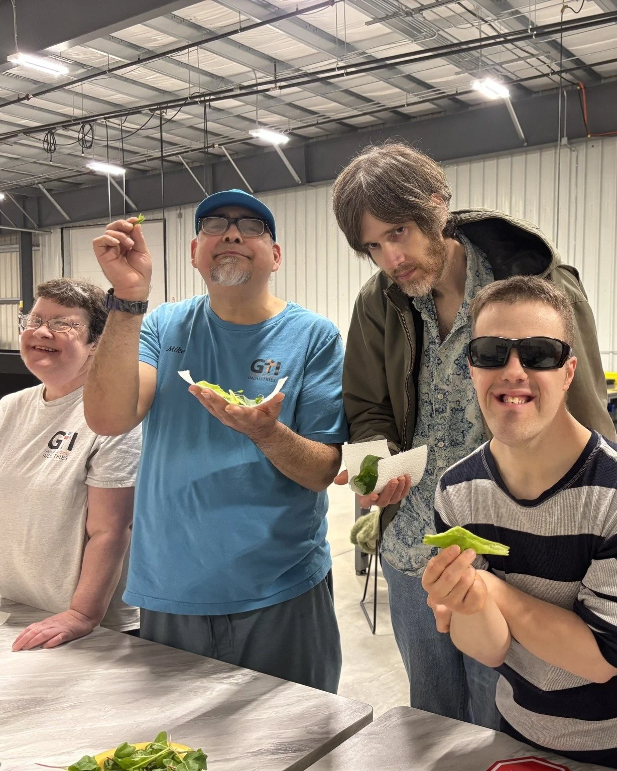 🌱 It&rsquo;s harvest time! 🌿🥬

Our team members recently got to enjoy the very first fruits of our hydroponic grower&mdash;and they were delicious!💧😋

So excited to watch this program develop! 

#friendshipcommunitygardens #disabilityawarensss