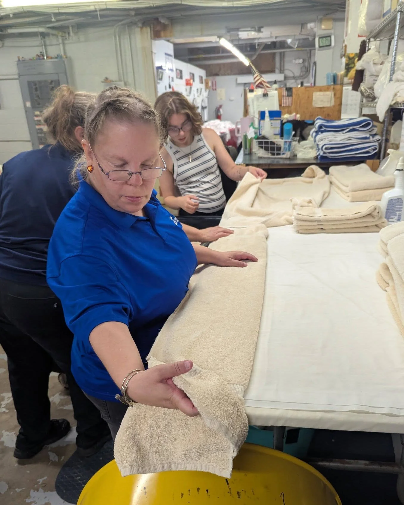 Our new laundry crew clocked in for their very first day at Shanty Creek Resorts  yesterday! 🎉

We're grateful to continue our partnership with an employer that believes in creating meaningful work opportunities for people with disabilities. 

Thank