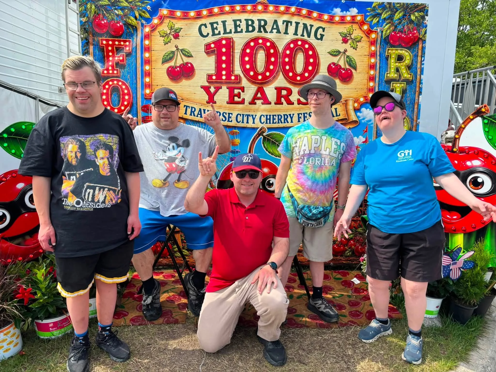 🎡🍒 We had so much fun for Special Needs Day at the National Cherry Festival! 

A special thank you to @arnoldamusementsinc for generously providing rides for our Team Members! 🎠❤️

Our staff and Team Members have been working hard to put the finis