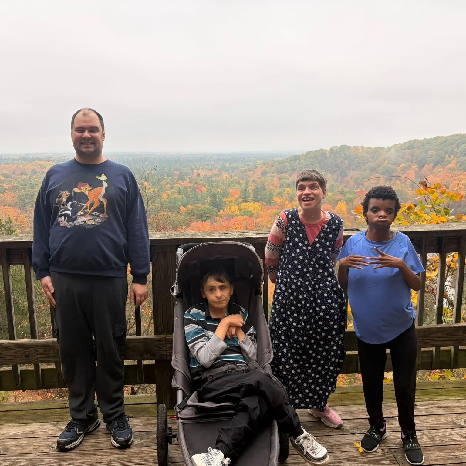 Checking out the fall colors at the High Rollaway Observation Deck! 🍂🌳

Our Team Members also had fun making potpourri for the East Bay Corners Farmers Market and talking about how much it smells like fall. Team Members are already looking forward 
