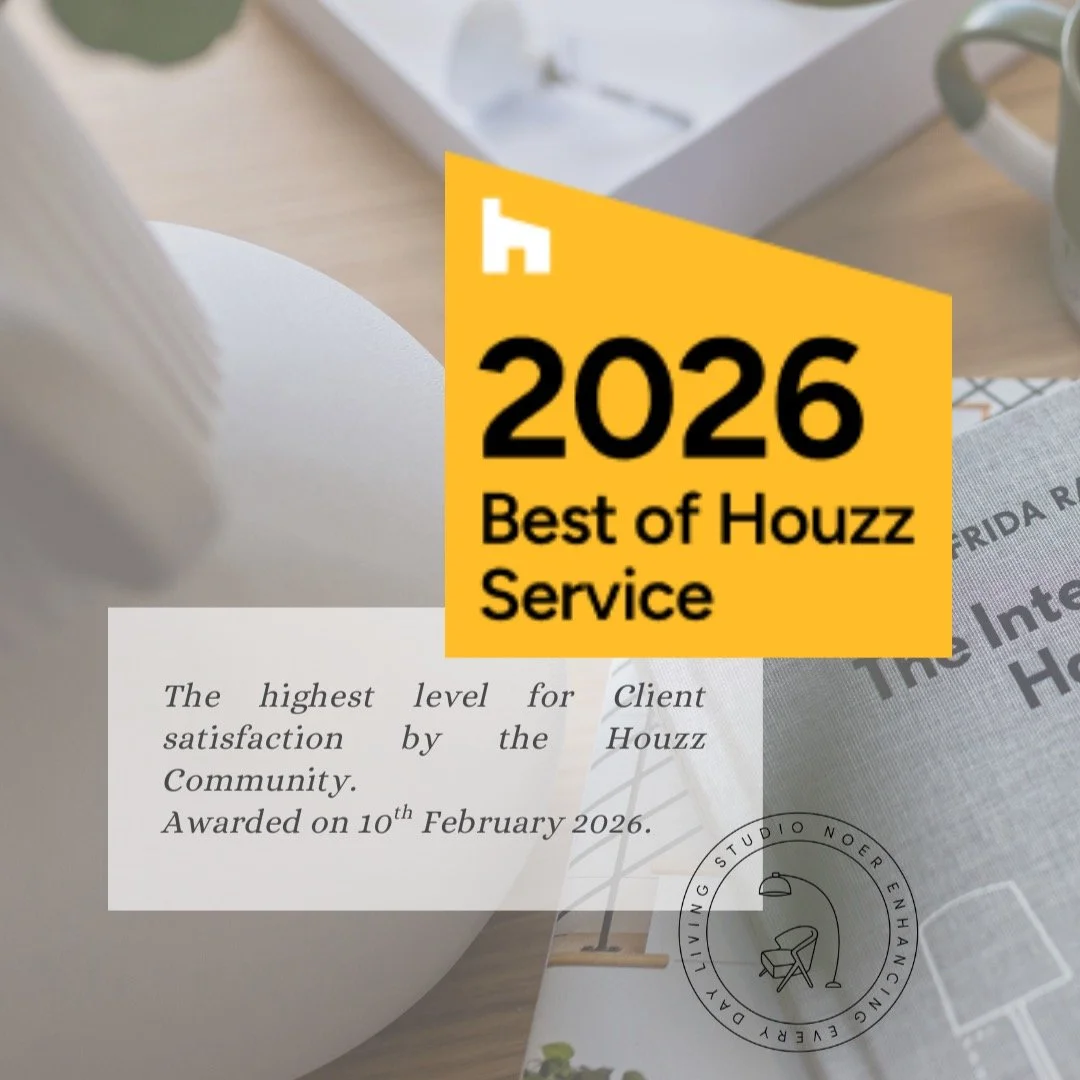 Studio Noer has received a Best of Houzz &ndash; Service award!
Grateful for the clients, conversations, and projects behind it. Thank you, thank you, thank you x