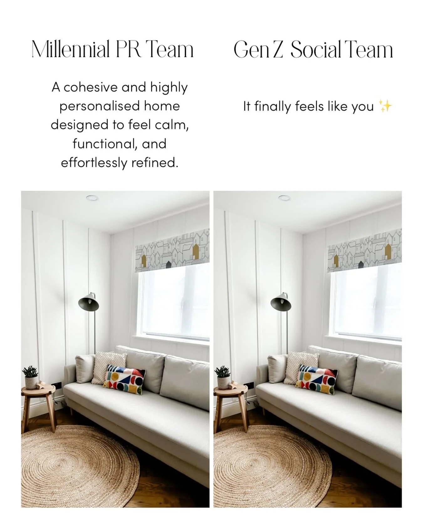 Millennials vs Gen Z 🤝
Jumping on this trend&hellip; what do you think? 🫠✨