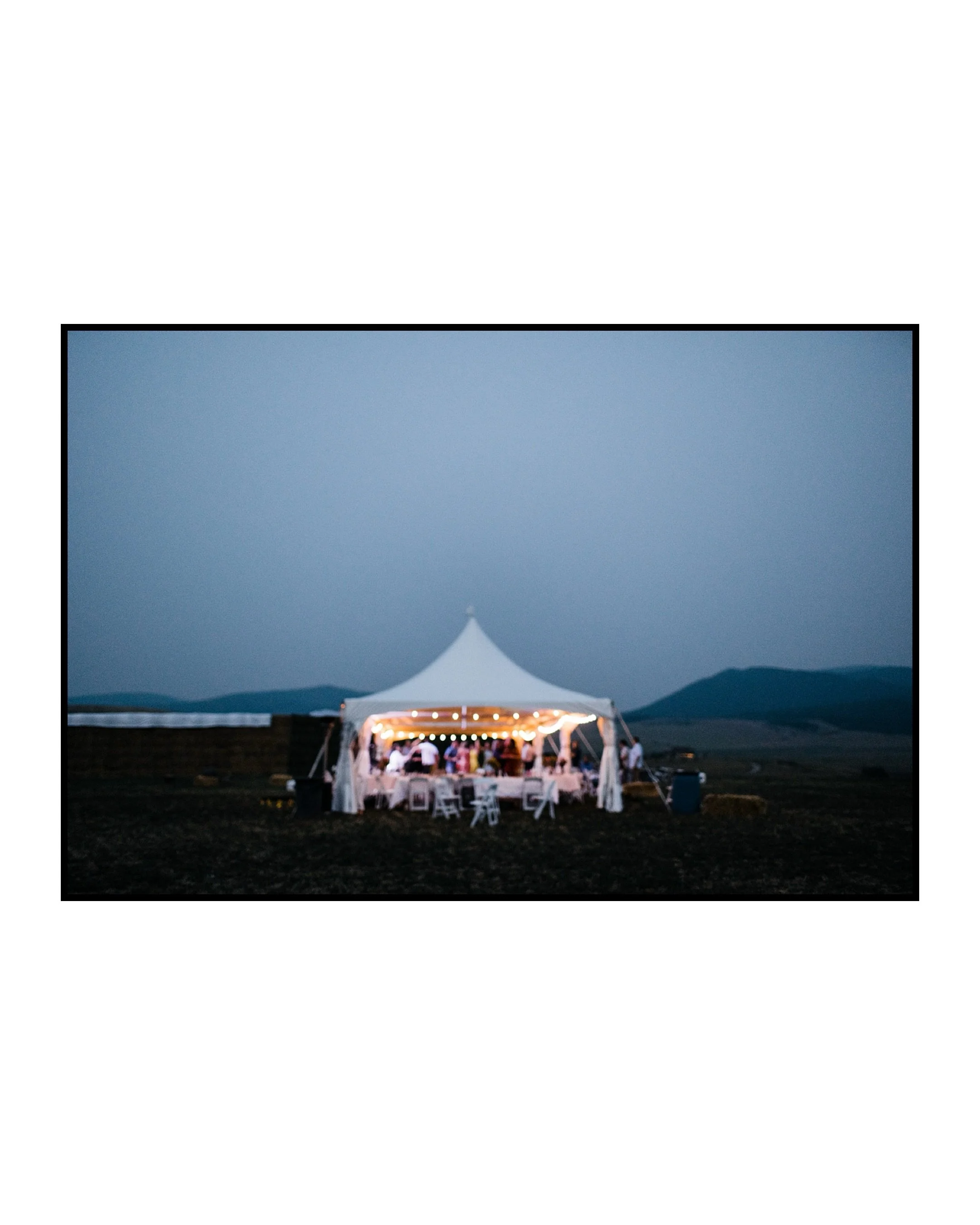 Late night joy. 

I didn&rsquo;t know about tent weddings until I moved to Montana. They immediately became my favorite. Putting a party up just about anywhere is kind of like the imagination we use to build forts or to camp in the backyard as a kid.