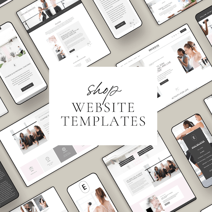 SHOP WEBSITE TEMPLATES GRAPHIC