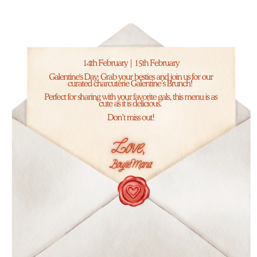 Galentine's Day Brunch Invite letter