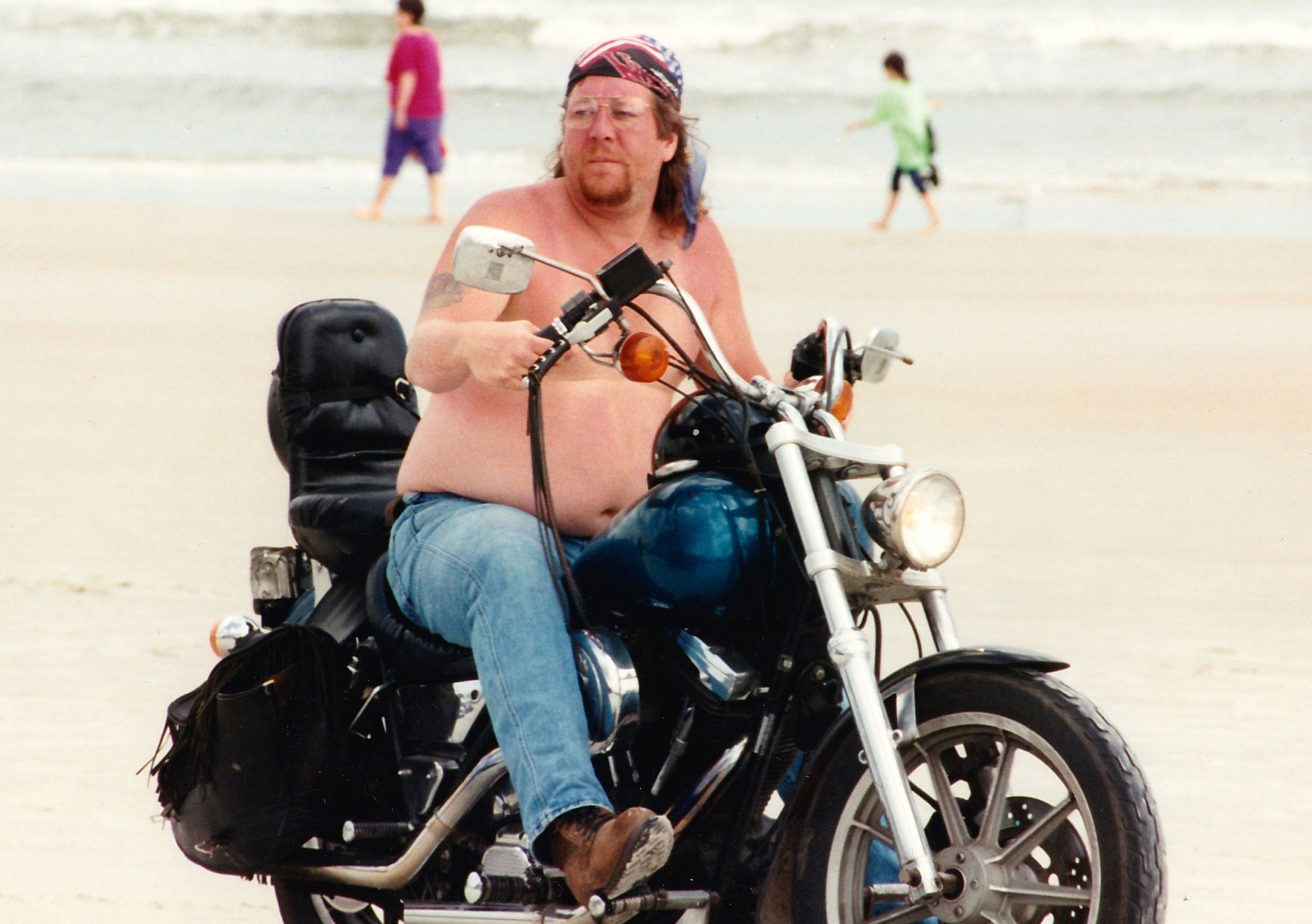 big biker on daytona beach.jpg