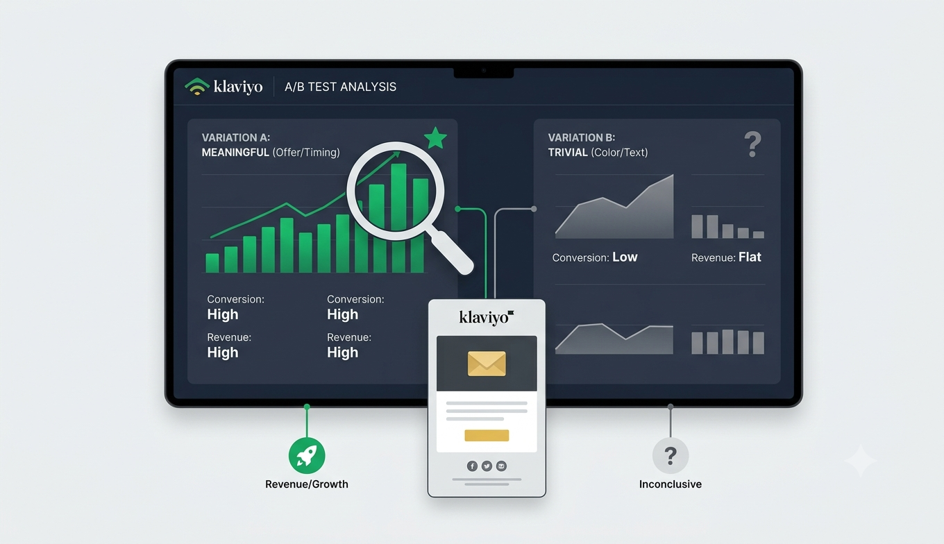 What to Actually A/B Test in Klaviyo (and What's a Waste of Time)