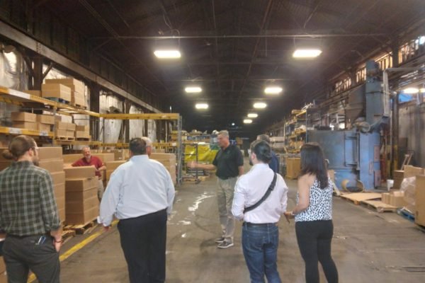  A bunch of our sales and customer service staff visit the Beaver Steel Services manufacturing facility in Carnegie, PA. 