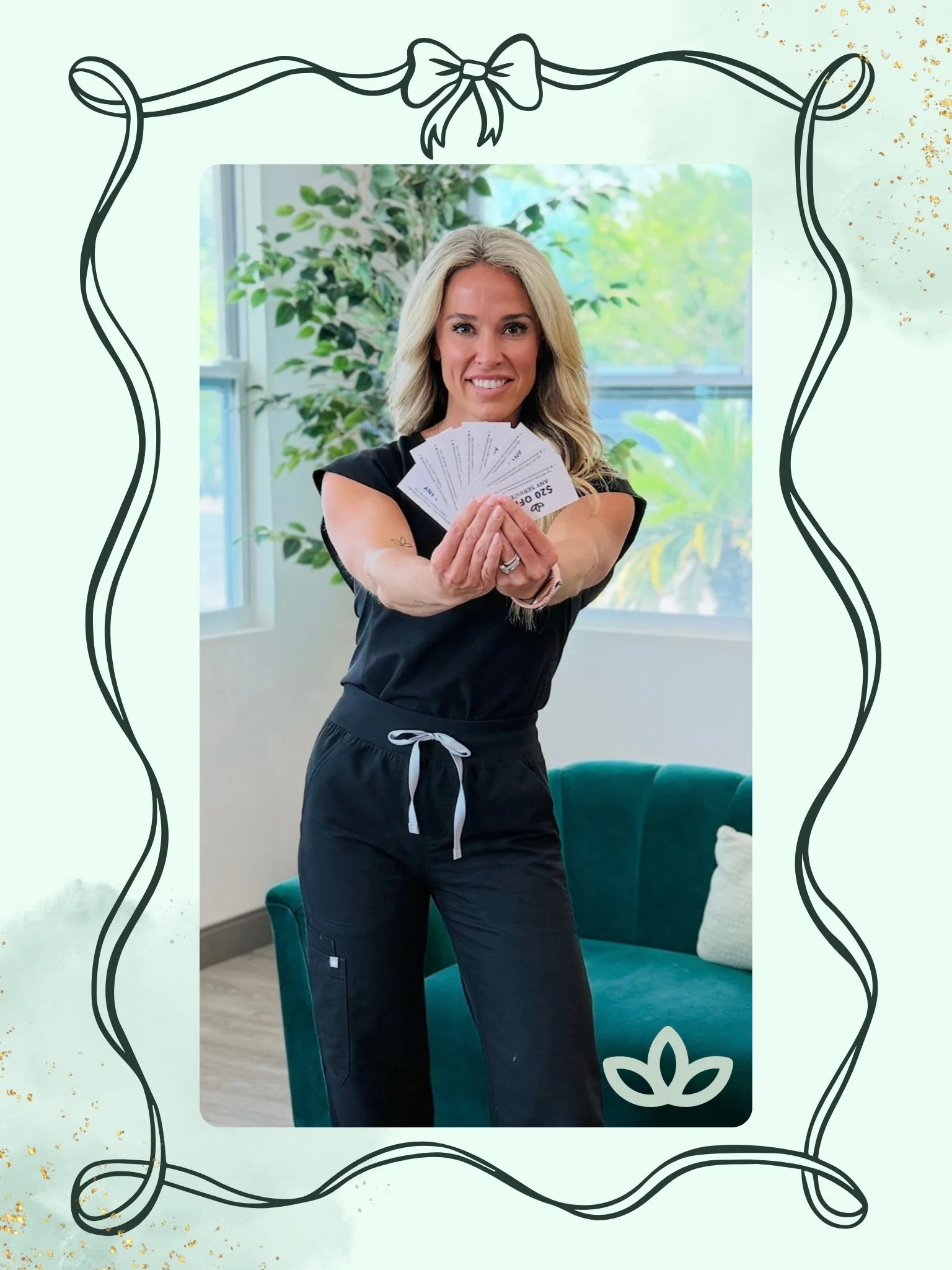 Spotted around town: Britni with her little stack of &ldquo;just because&rdquo; cards! 👀✨

We love getting to meet new faces in the community, and sometimes that means Britni keeps a little something extra in her purse for the girls she runs into al