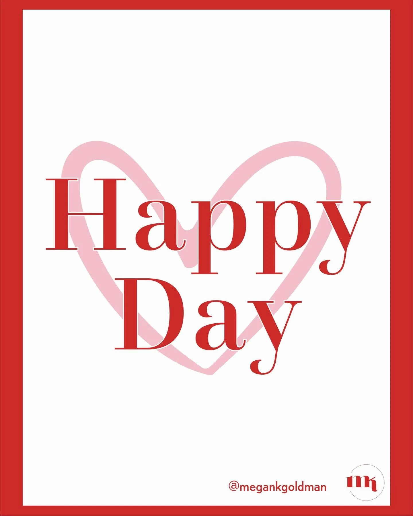 Happy&hearts;️Day!

I&rsquo;m a true lover of love in all its forms, despite my theories on this invented day. That said, I hope your day is filled with love&mdash;whatever that looks like for you! Whether you&rsquo;re celebrating with a sweetheart, 