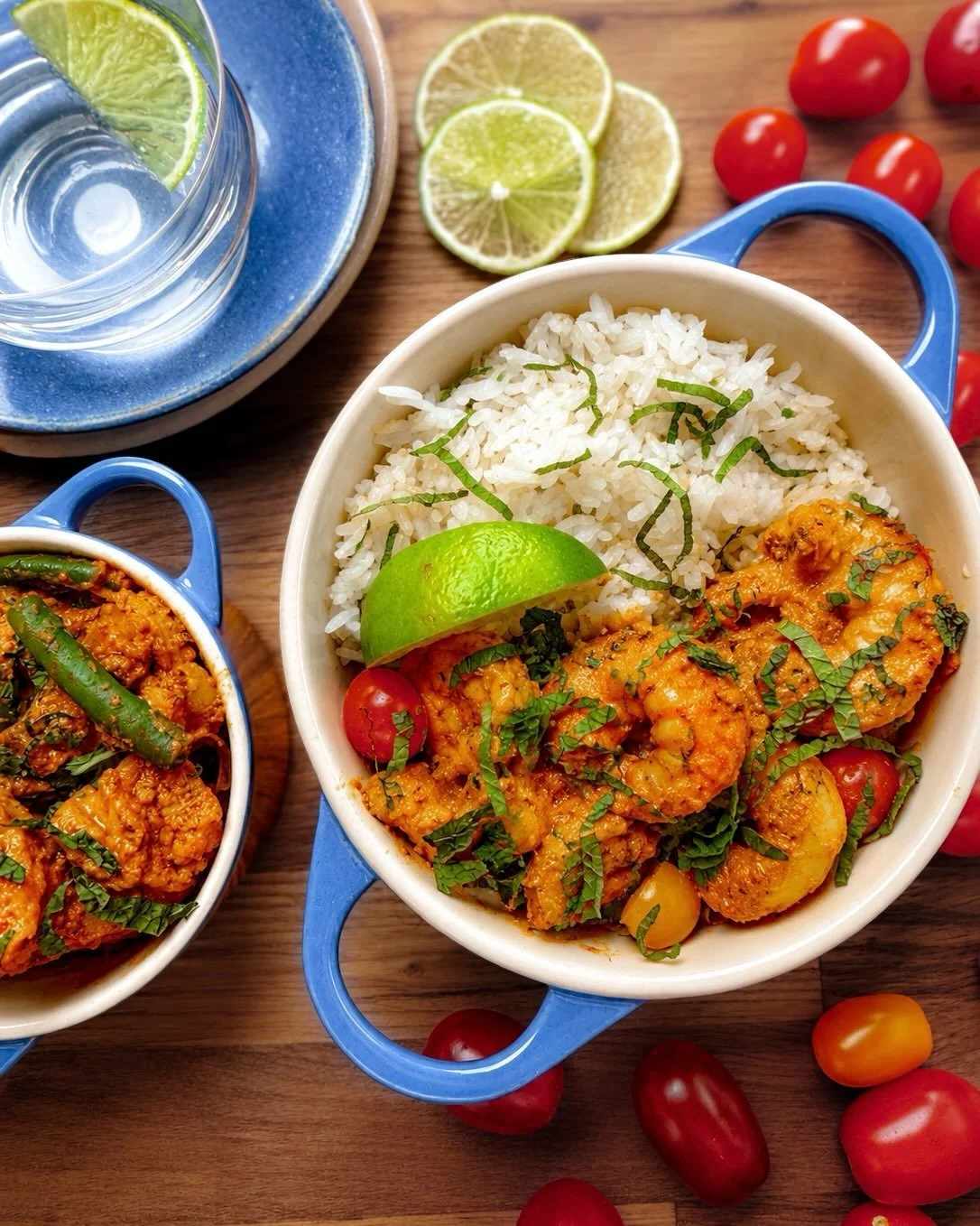 Shrimp Tikka Masala, Heirloom Tomatoes &amp; Green Beans

Tomato season waits for no one. So while heirlooms are still showing off, I&rsquo;m putting them in everything&hellip; including this Shrimp Tikka Masala with green beans. Juicy, creamy, a lit