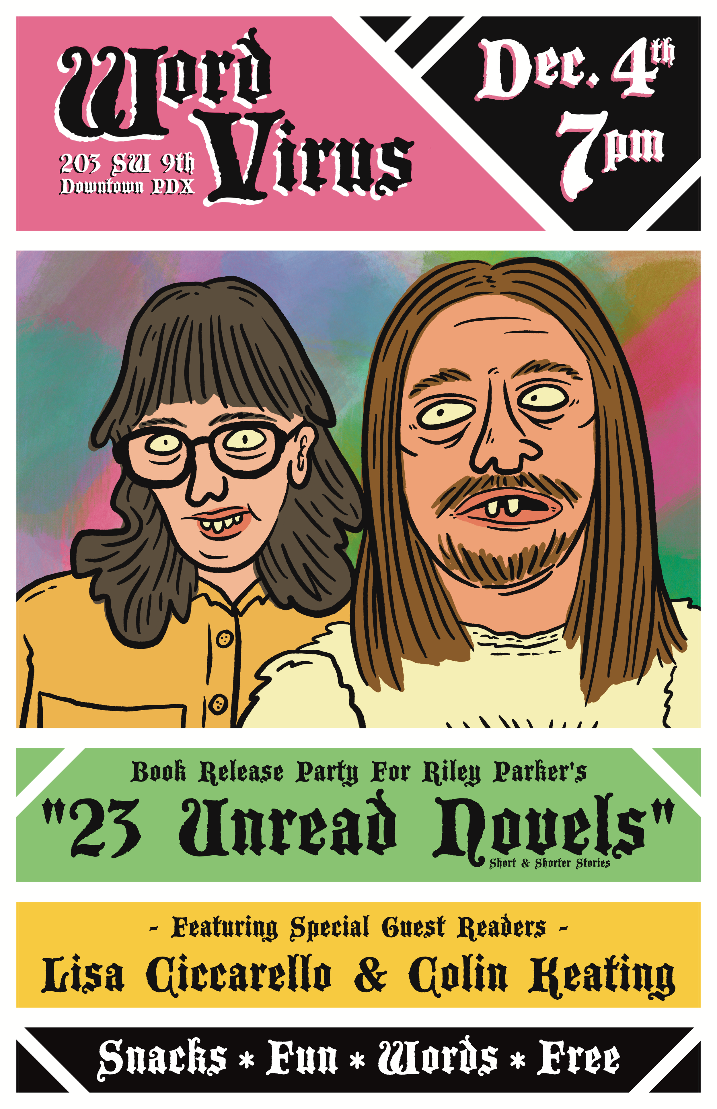 Book Release Party for Riley Parker's "23 Unread Novels"