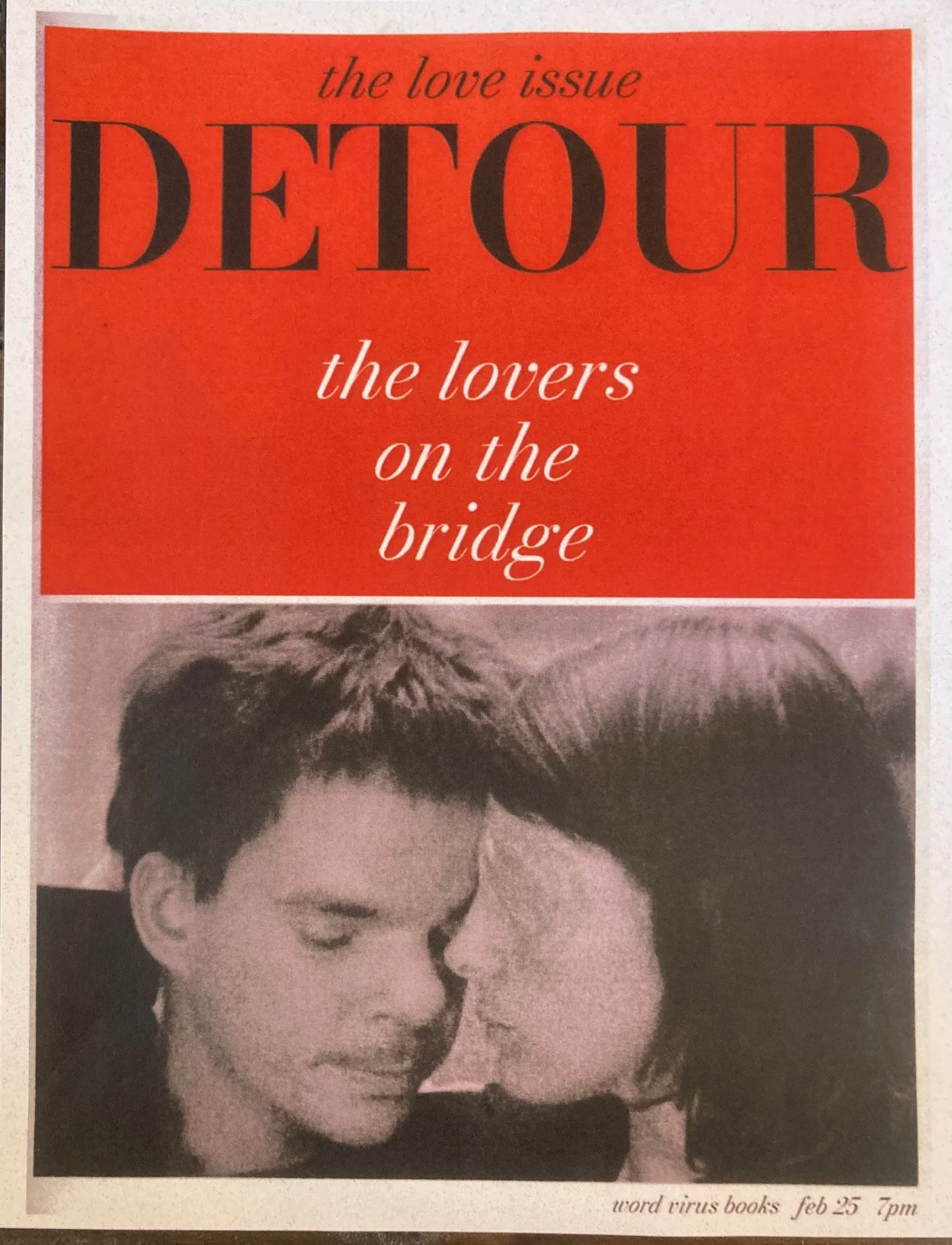 Film Screening: Les Amants du Pont-Neuf (Lovers on the Bridge)