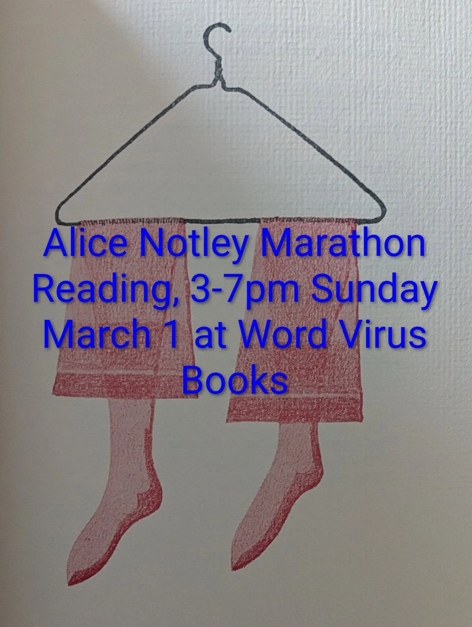Spare Room Readings presents: Alice Notley Marathon Reading