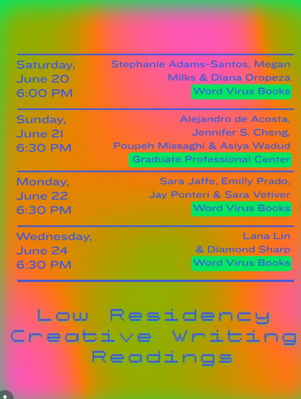 PNCA MFA Residency Reading