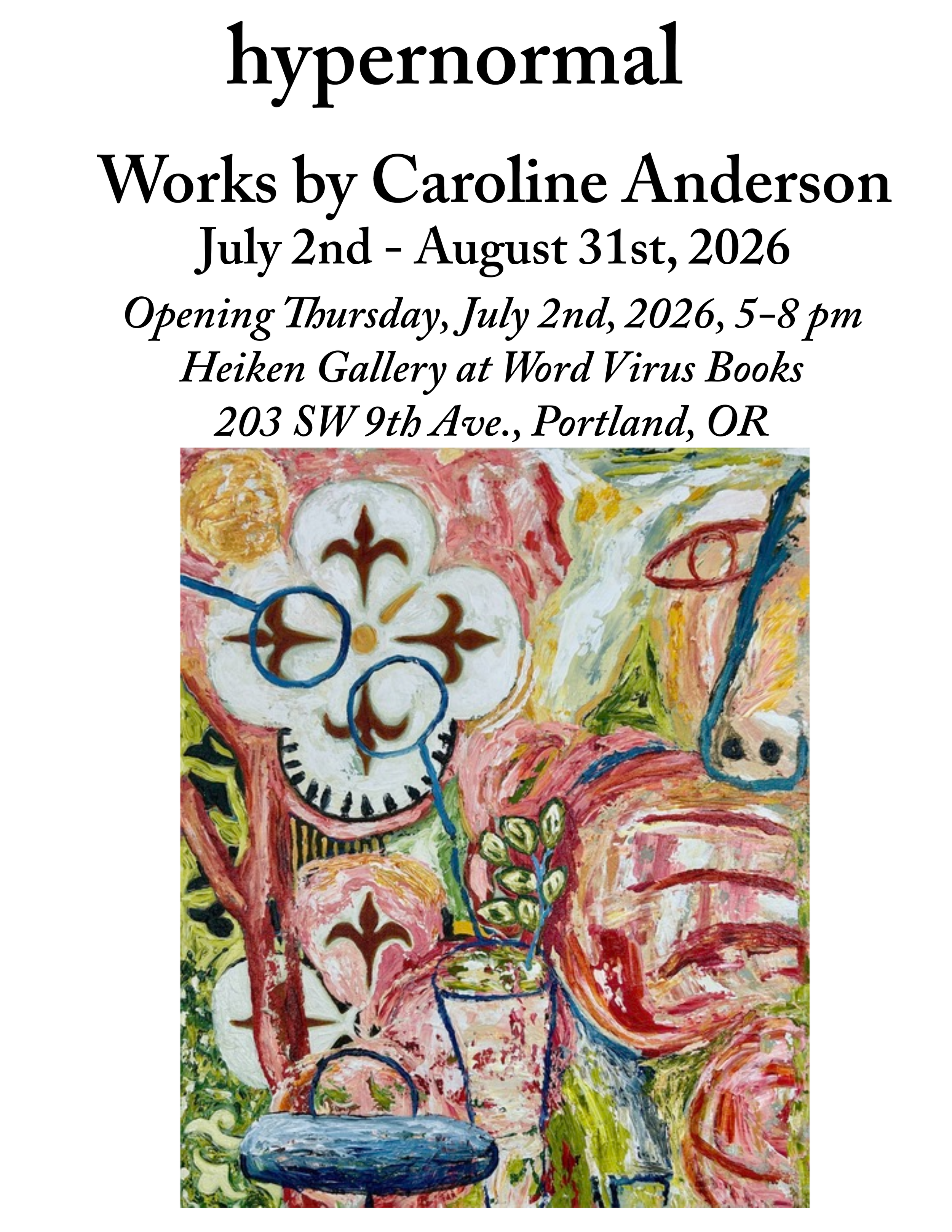hypernormal: Works by Caroline Anderson 
