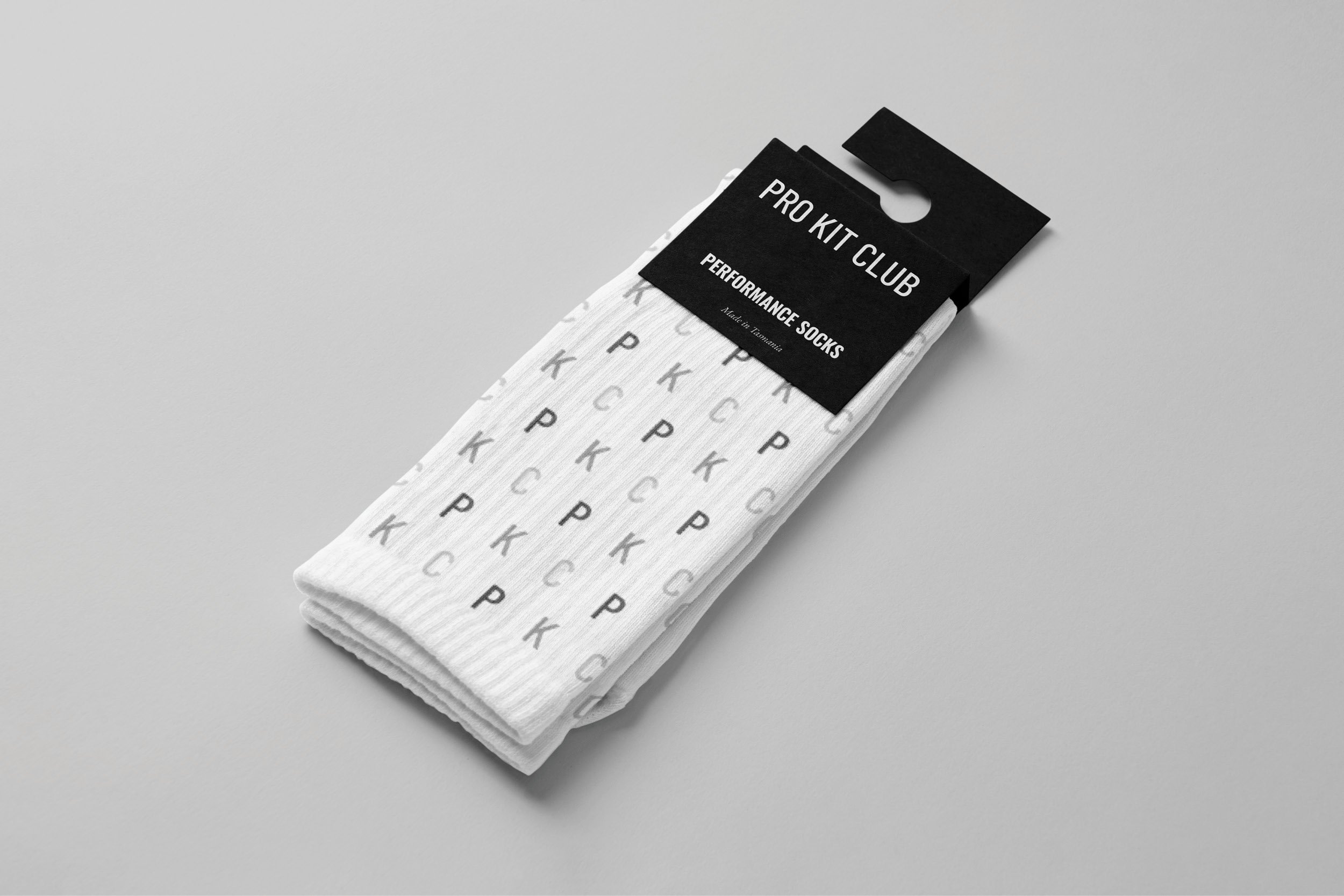 Socks with PKC pattern