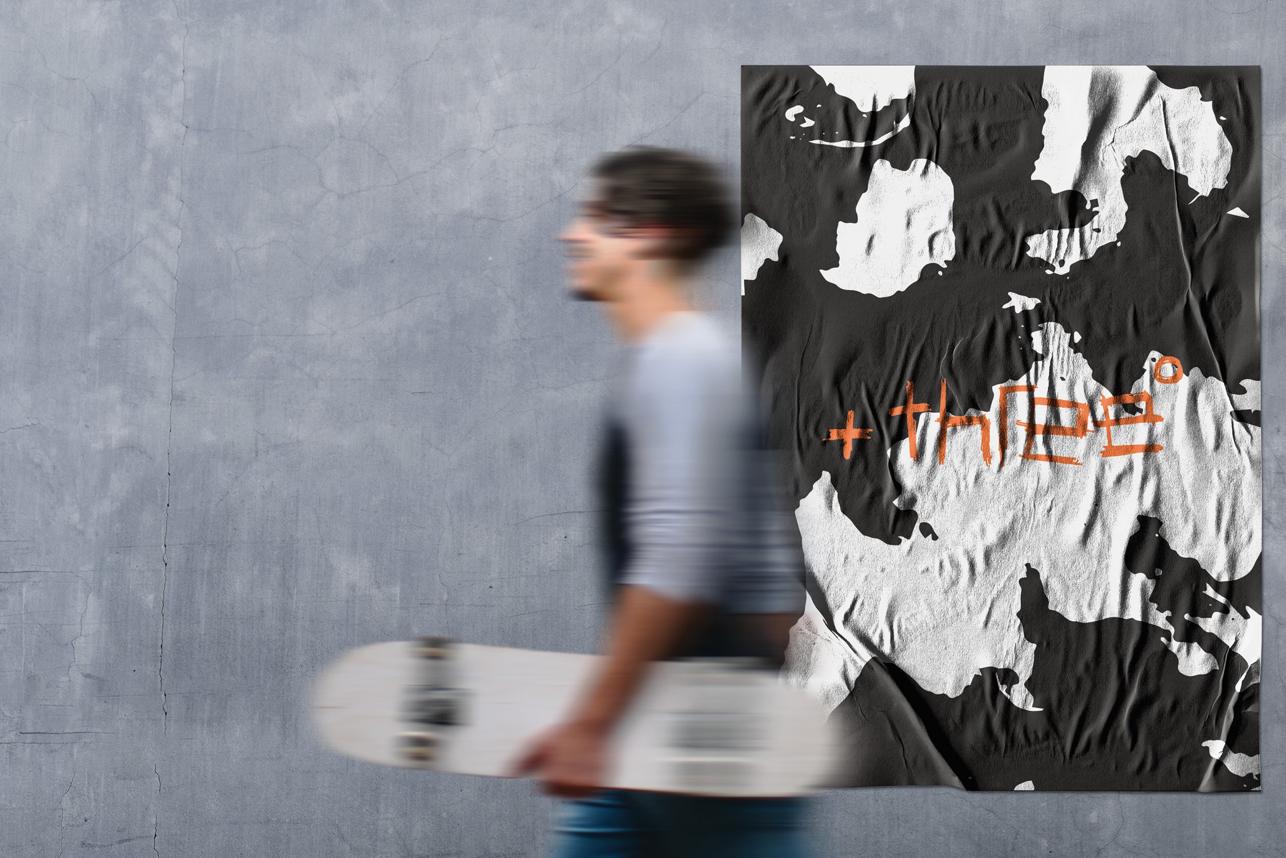 Graphic-led poster